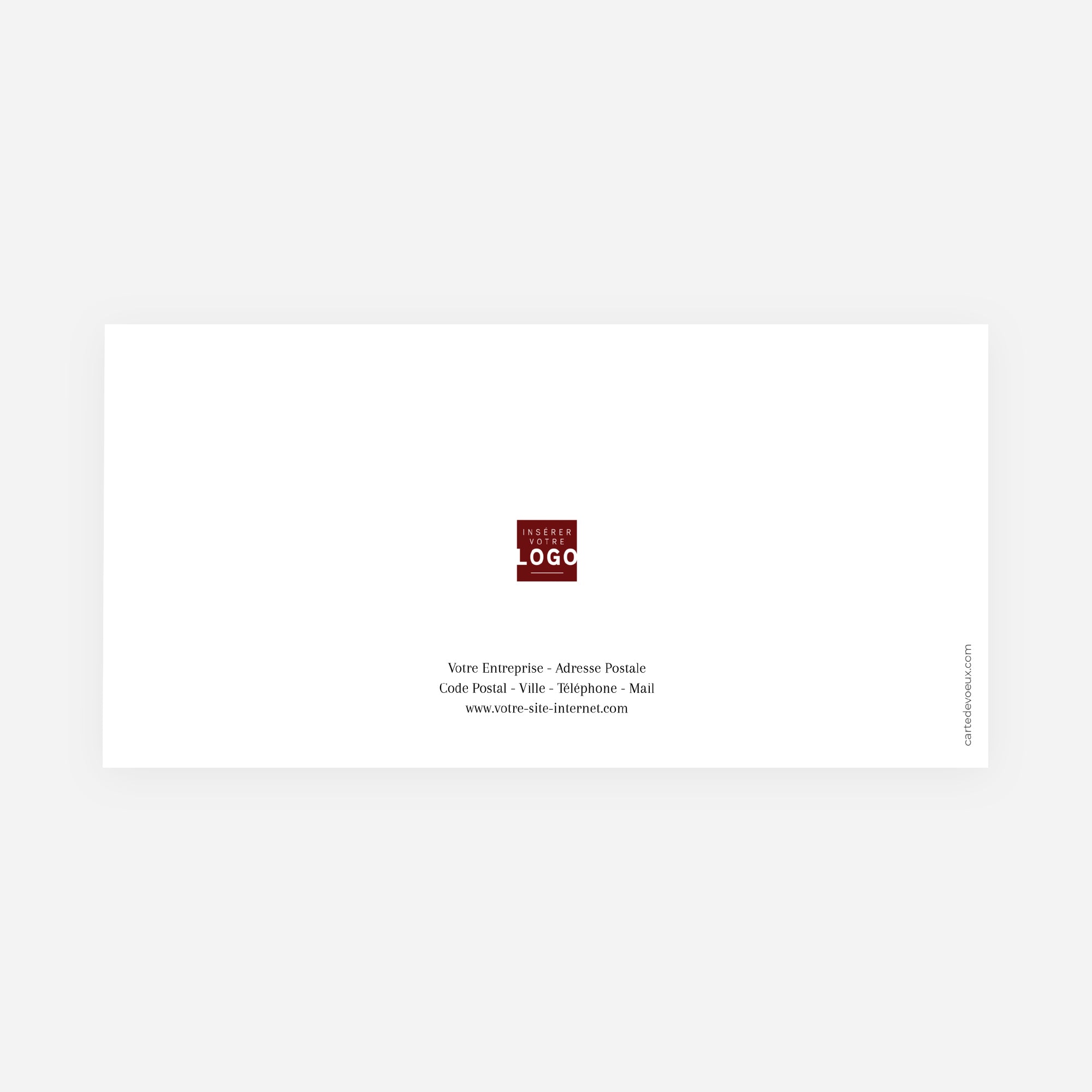 La Force des Liens | Vœux professionnels • Carte de voeux • Rectangle double photo N° 3