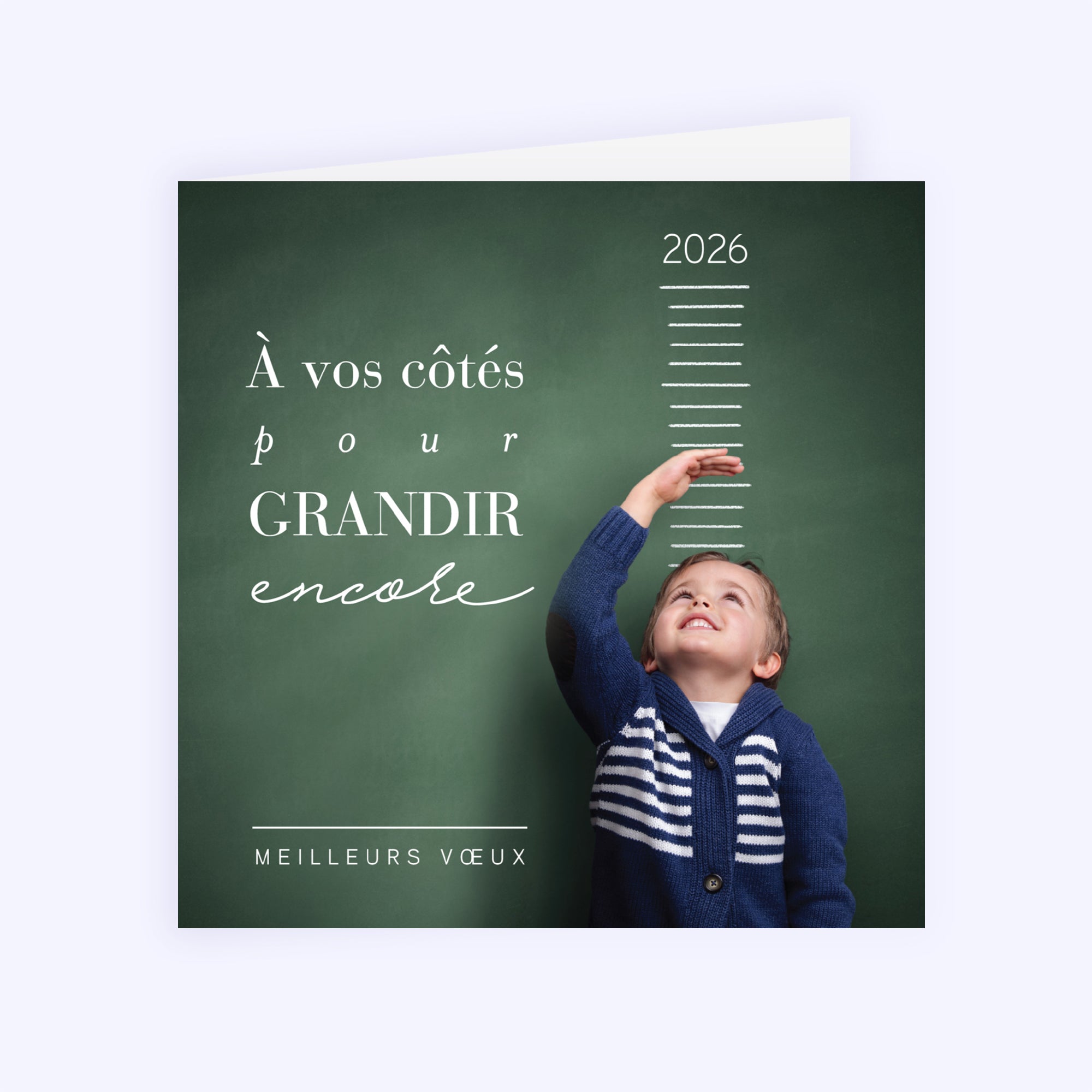 Complices de Croissance | Vœux professionnels • Carte de voeux • Carré double photo N° 1