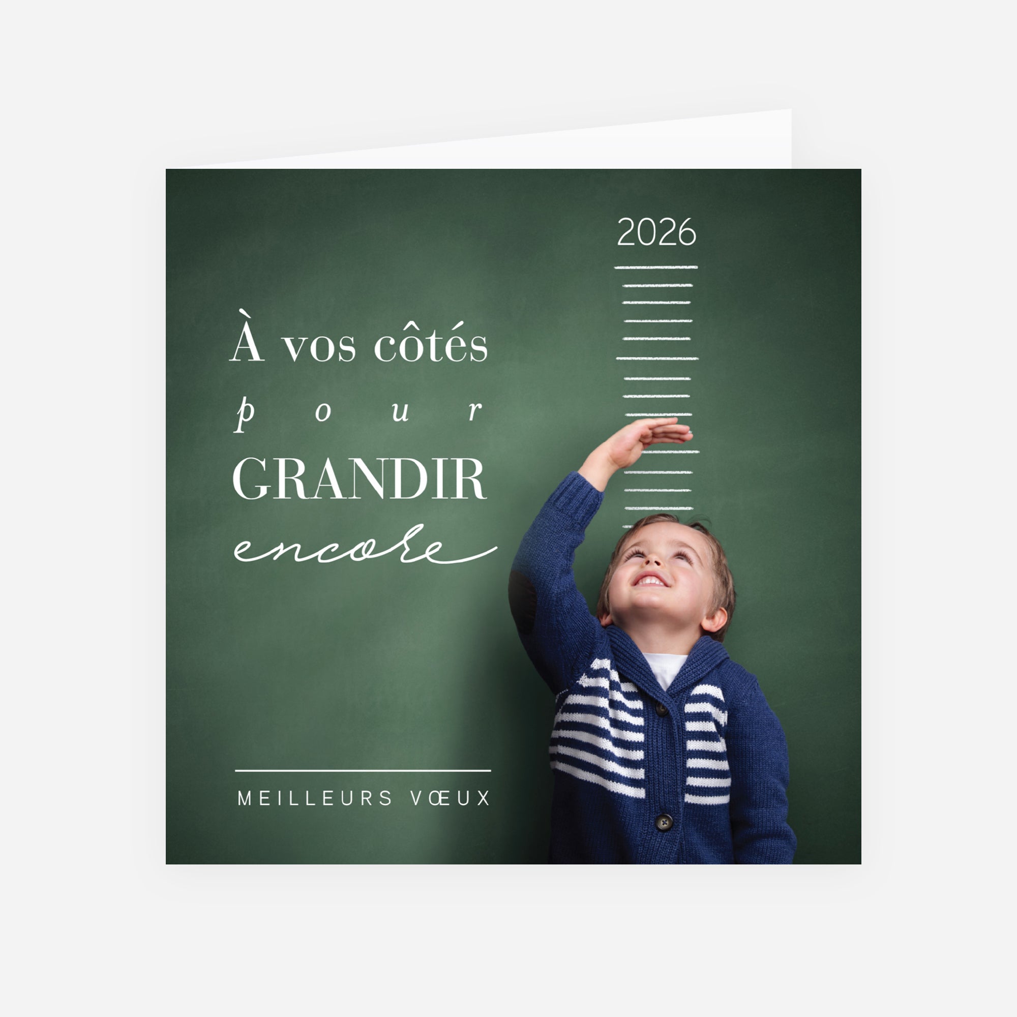 Complices de Croissance | Vœux professionnels • Carte de voeux • Carré double photo N° 1