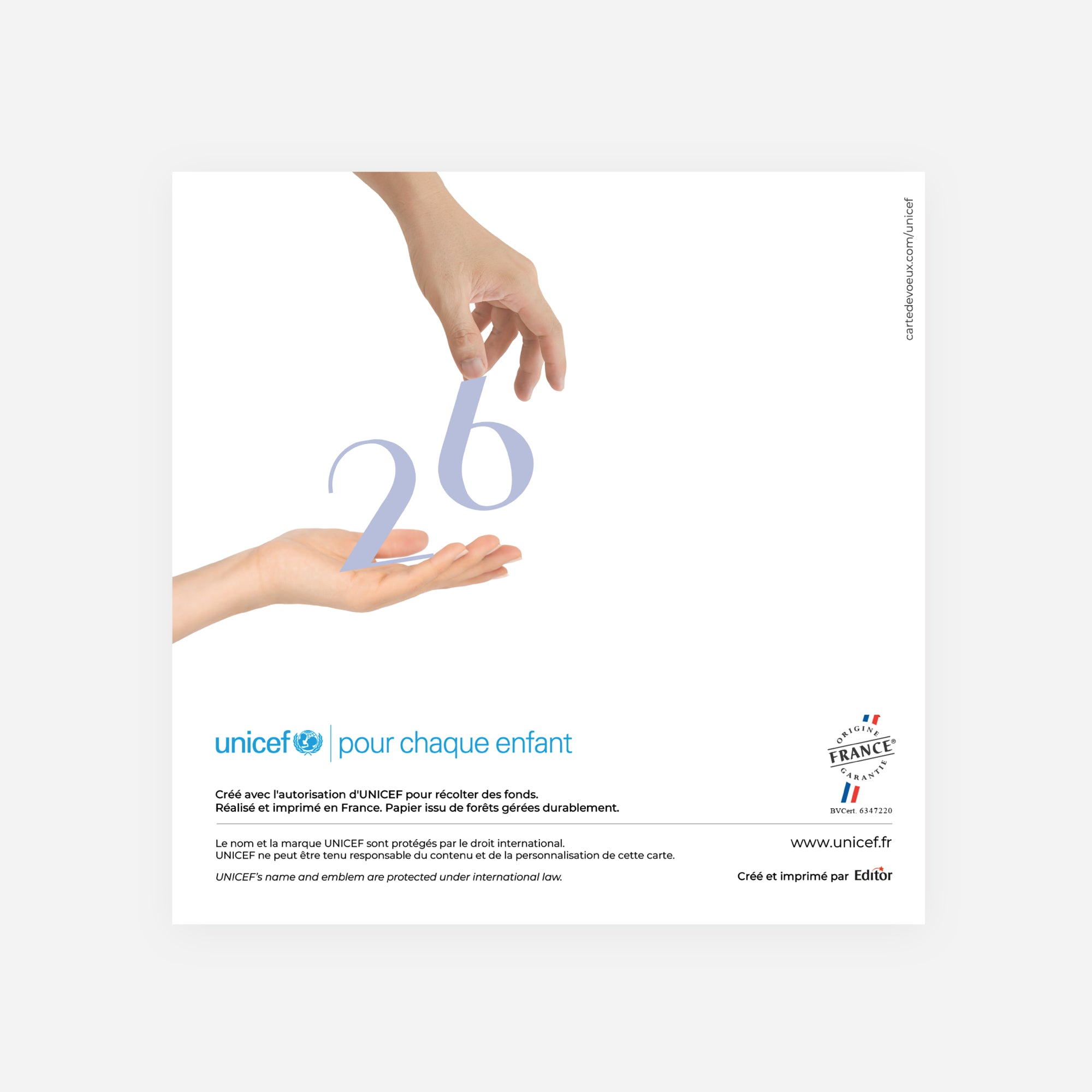 À la santé du succès | Vœux professionnels • Carte de voeux • Carré double photo N° 3