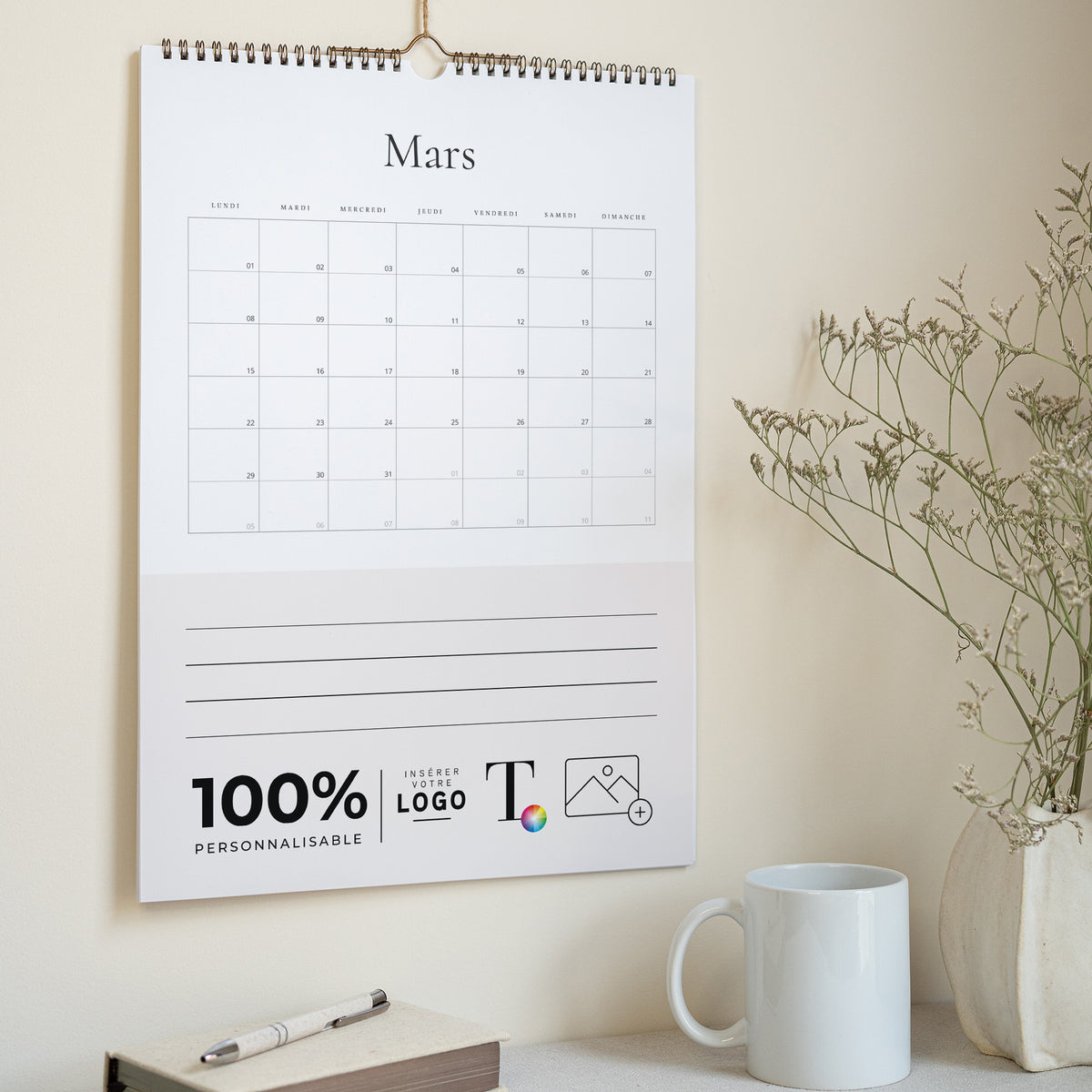 Essentiels Pro | Vœux professionnels • Calendrier professionnel • Mural A3 photo N° 3