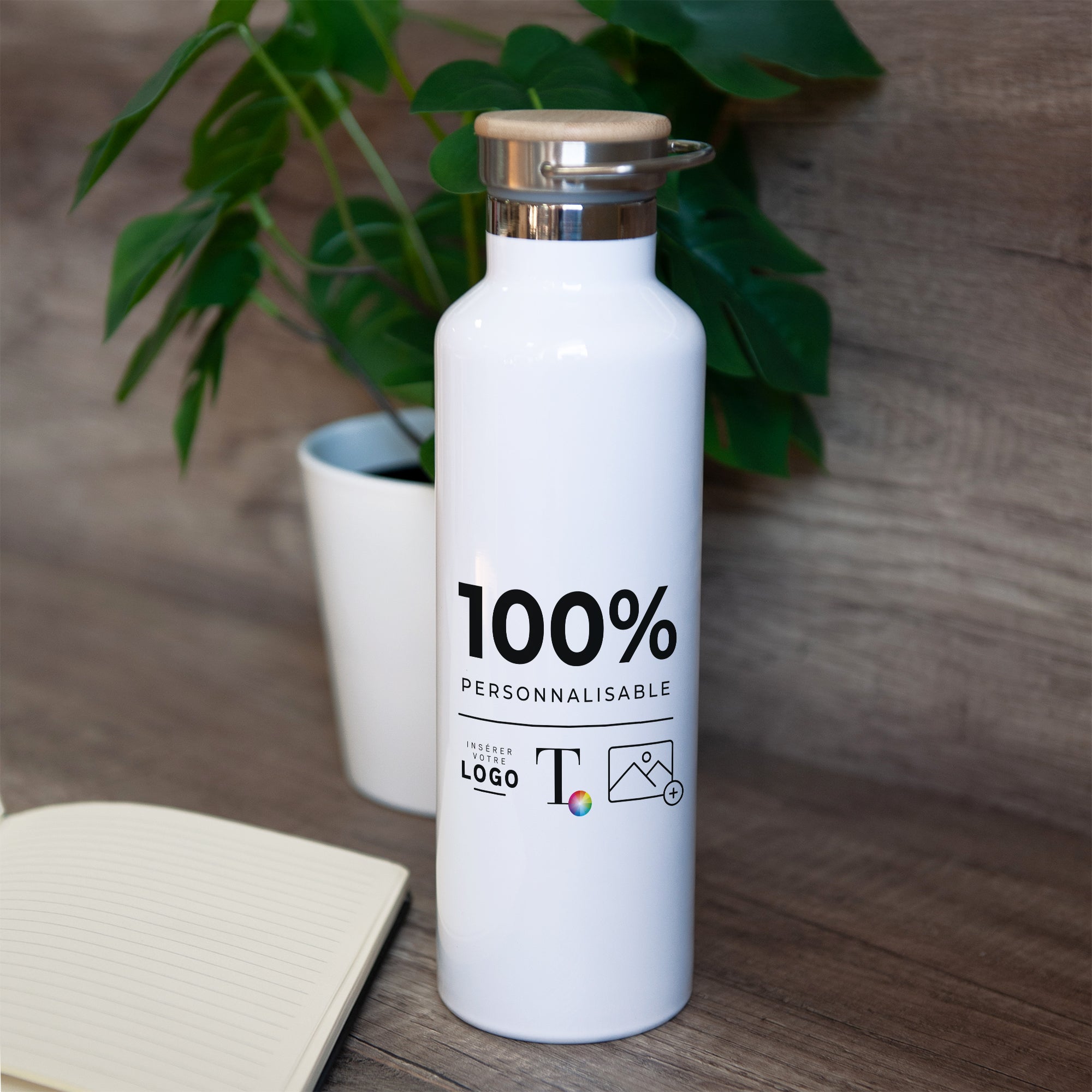 Essentiels Pro | Vœux professionnels • Gourde • 75 cl photo N° 2