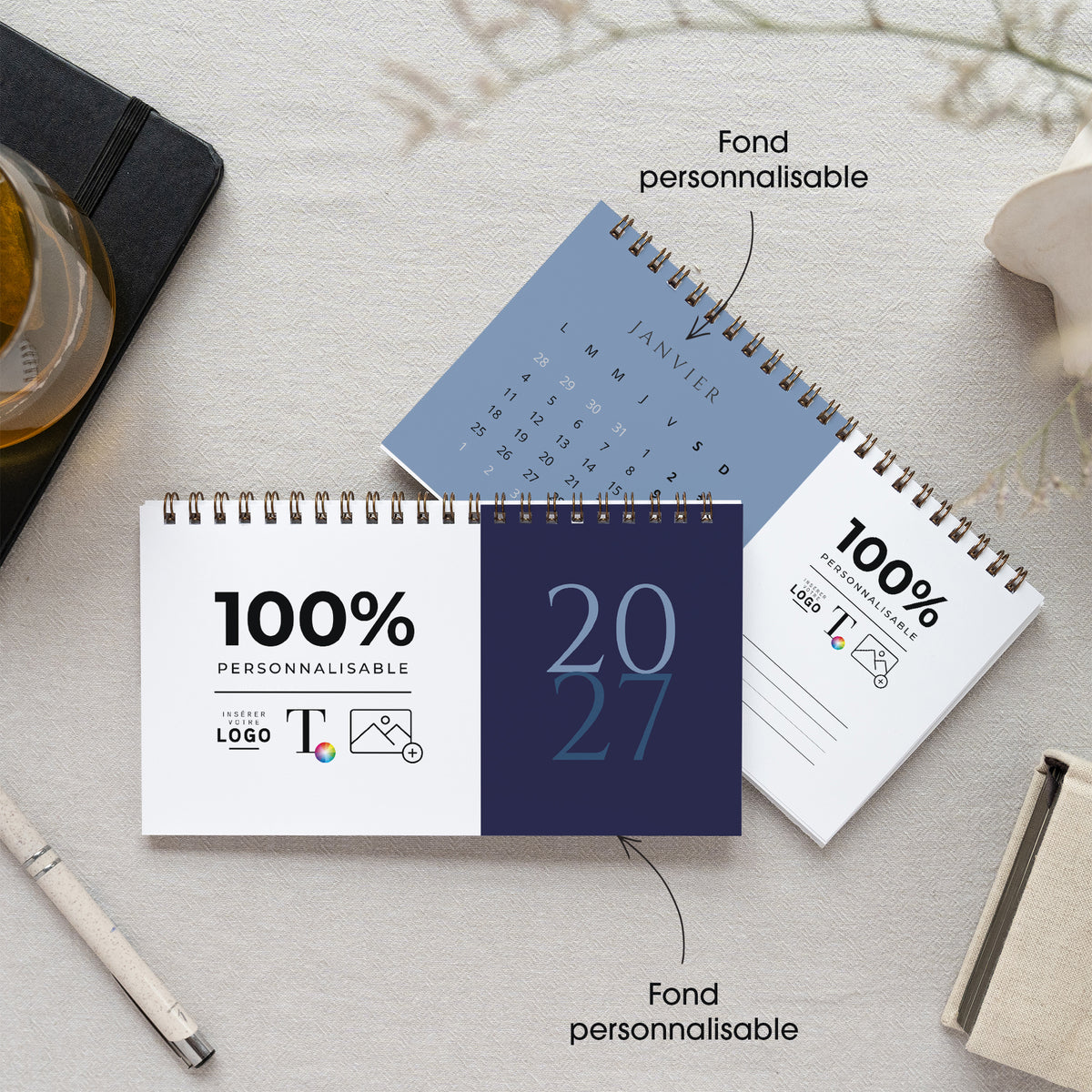 Essentiels Pro | Vœux professionnels • Calendrier professionnel • Chevalet paysage photo N° 1