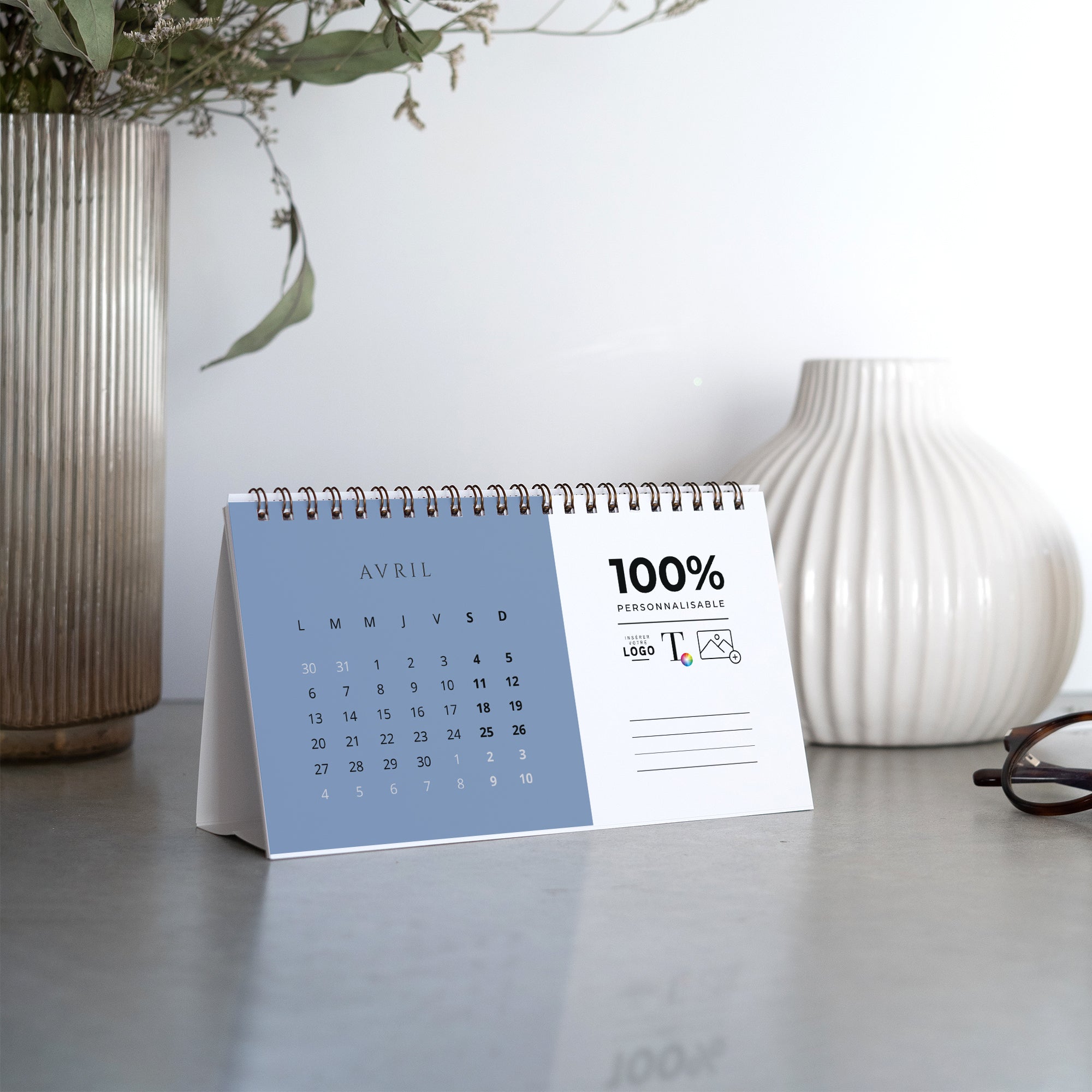 Essentiels Pro | Vœux professionnels • Calendrier professionnel • Chevalet paysage photo N° 2