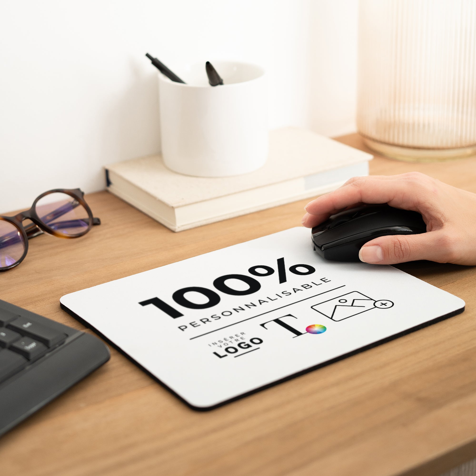 Essentiels Pro | Cadeau entreprise • Tapis de souris • 23 x 19,6 cm photo N° 2