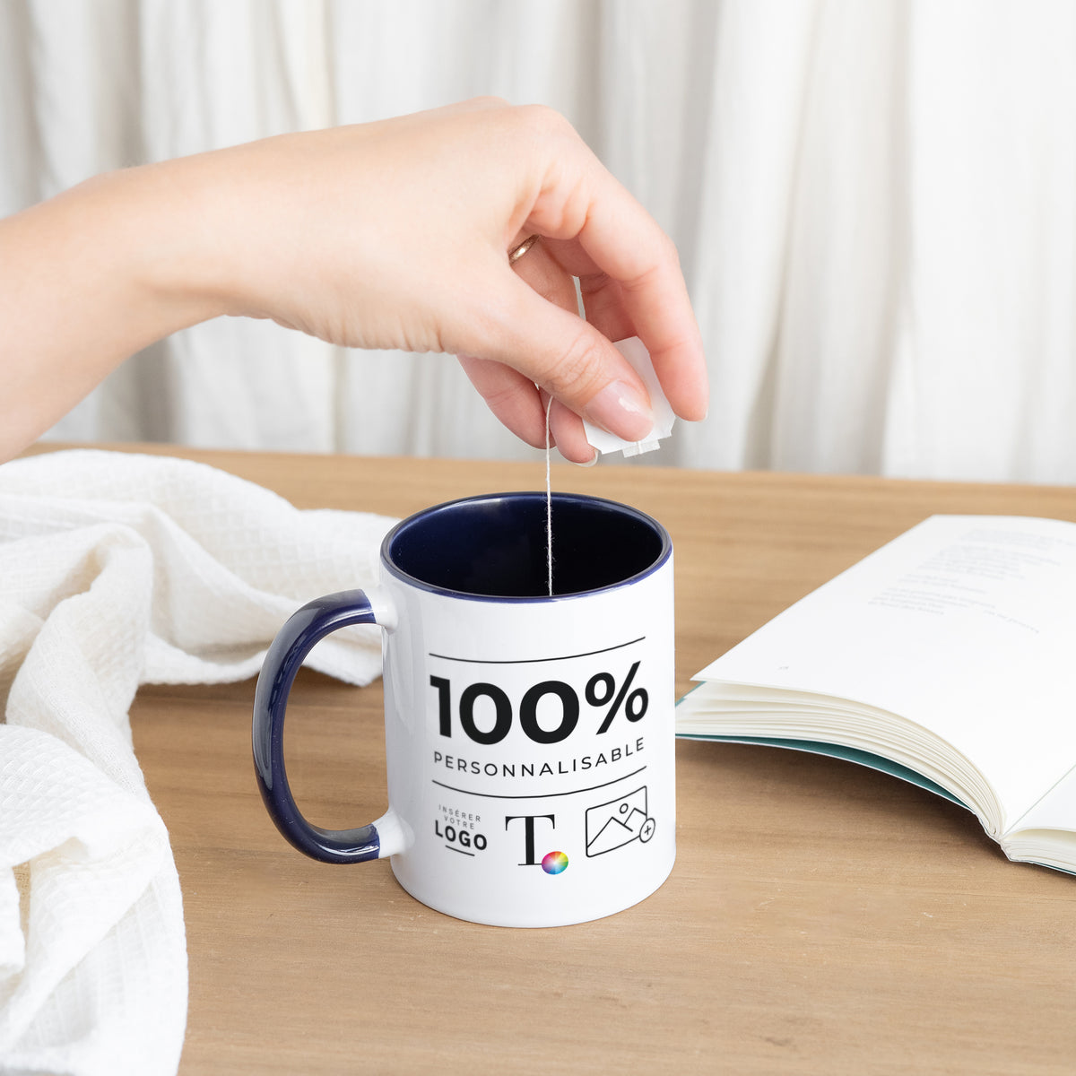 Essentiels Pro | Cadeau entreprise • Mug • Bleu photo N° 3