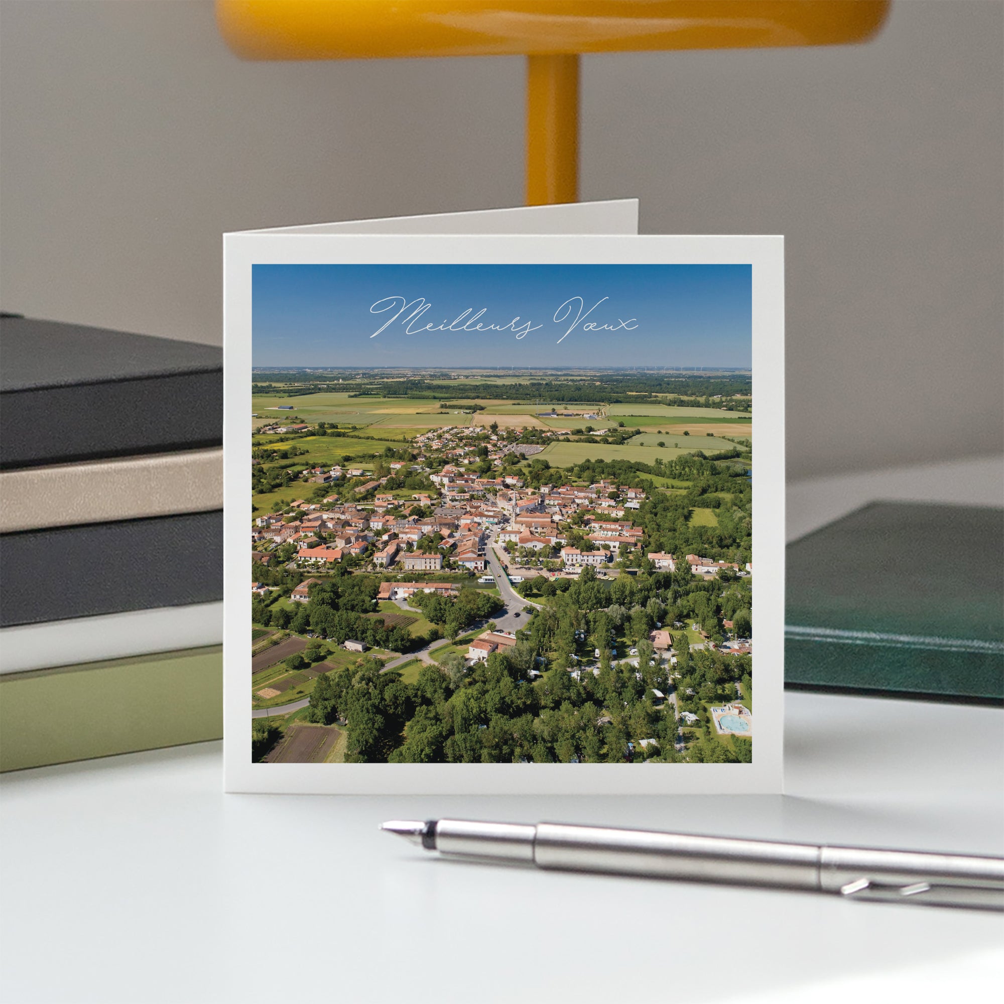 À l’image de notre ville | Vœux professionnels • Carte de voeux • Carré double photo N° 5