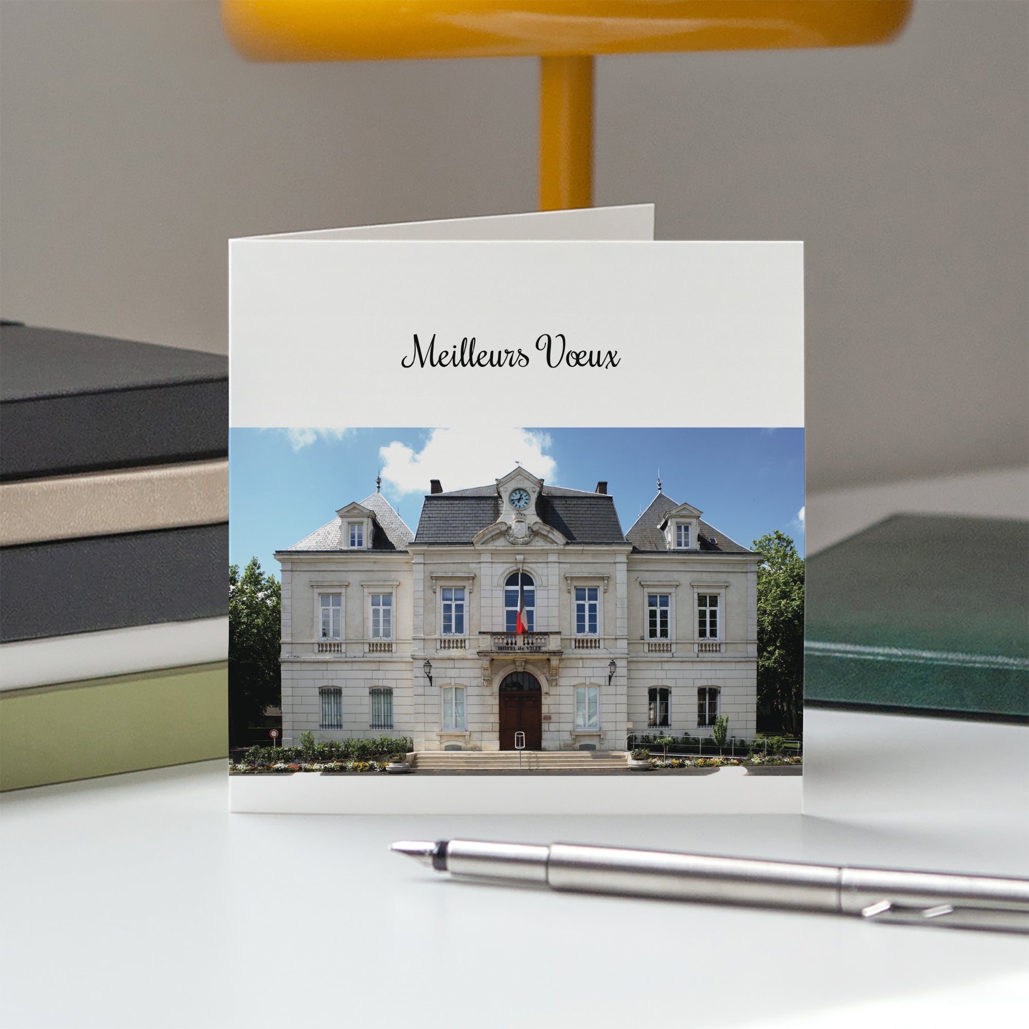 Reflets de notre commune | Vœux professionnels • Carte de voeux • Carré double photo N° 5