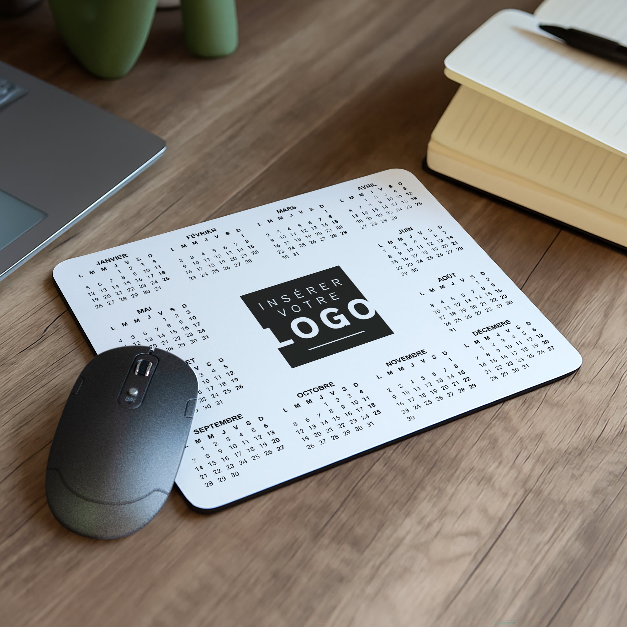 Au fil du temps | Cadeau entreprise • Tapis de souris • 23 x 19,6 cm photo N° 1