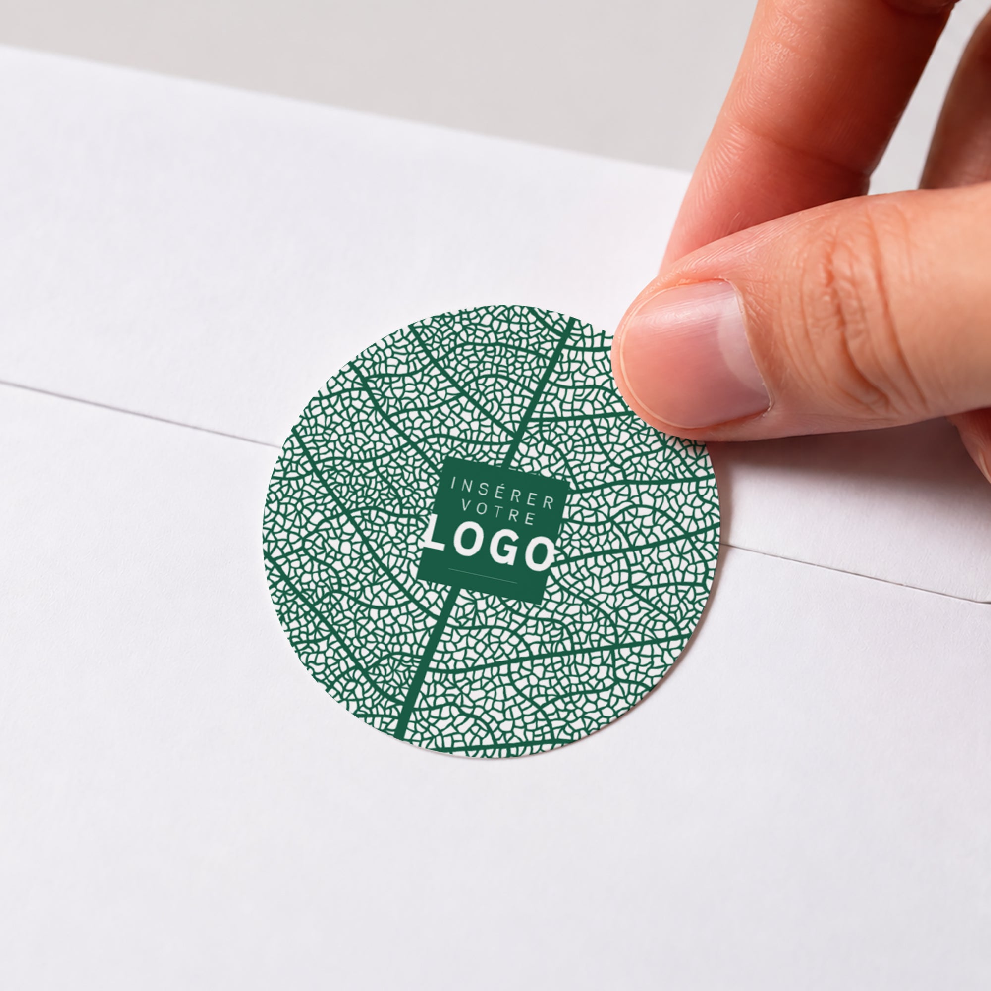 Chlorophylle | Vœux professionnels • Sticker • Rond photo N° 1