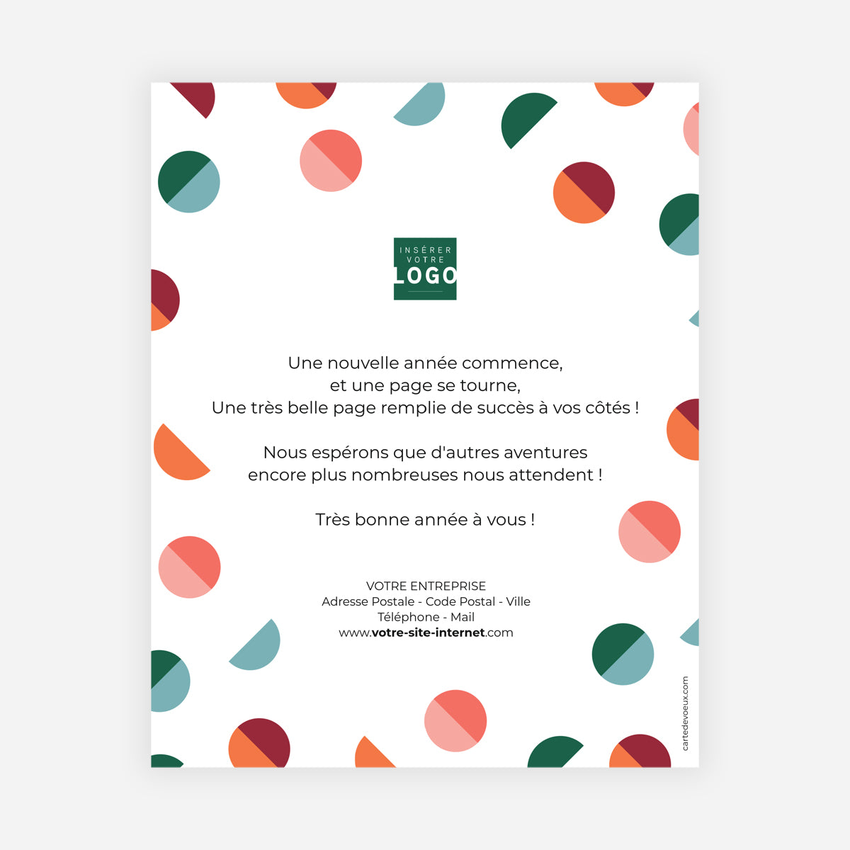 Pop dots | Vœux professionnels • Carte virtuelle • eCard Image photo N° 1