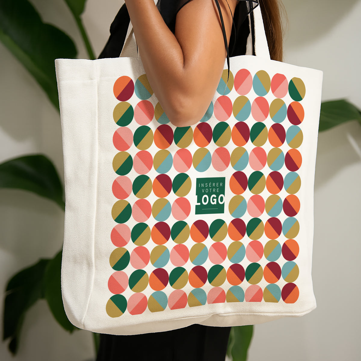 Pop dots | Cadeau entreprise • Tote bag • Anse en toile photo N° 1