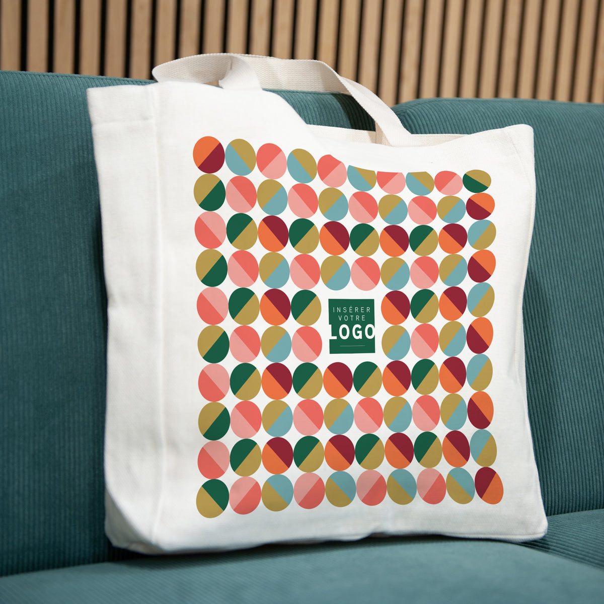 Pop dots | Cadeau entreprise • Tote bag • Anse en toile photo N° 2