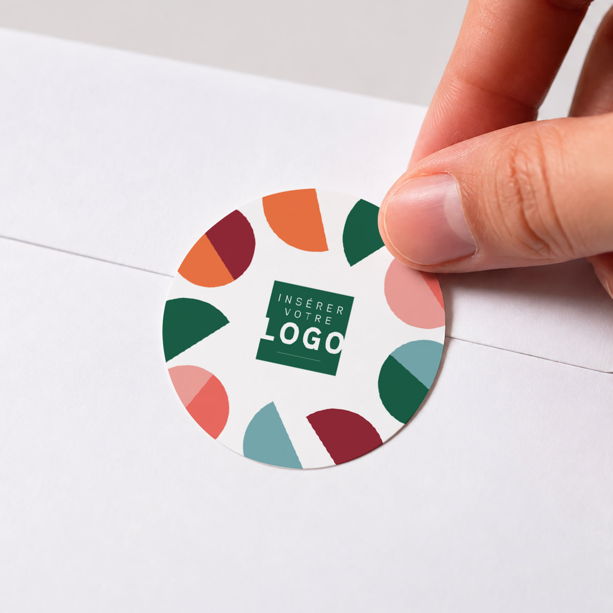 Pop dots | Vœux professionnels • Sticker • Rond photo N° 1