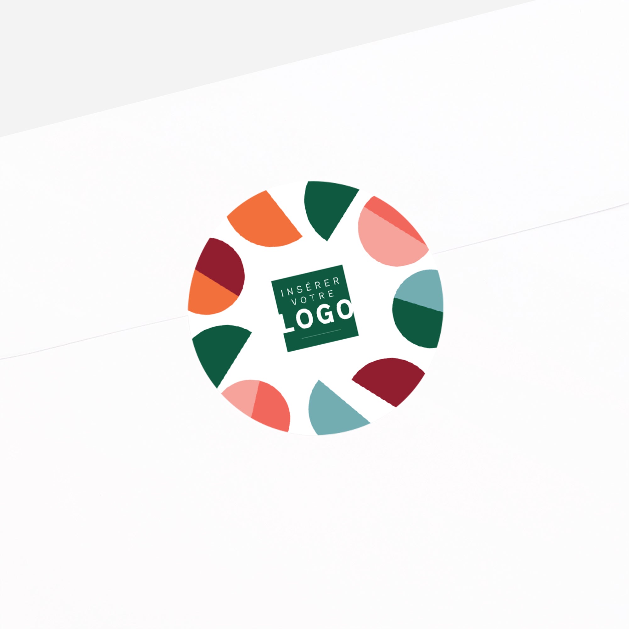 Pop dots | Vœux professionnels • Sticker • Rond photo N° 2