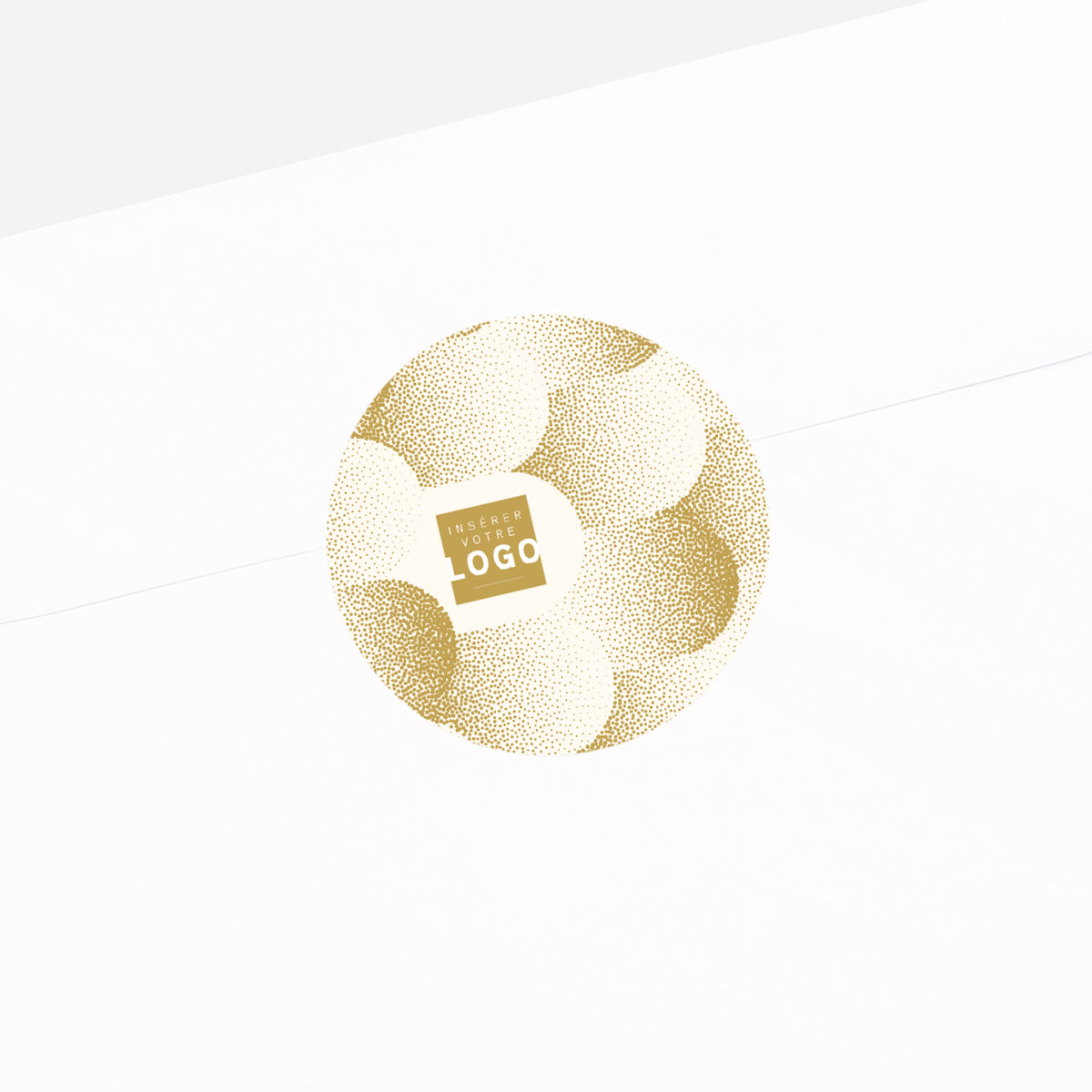Golden Dust | Vœux professionnels • Sticker • Rond photo N° 2