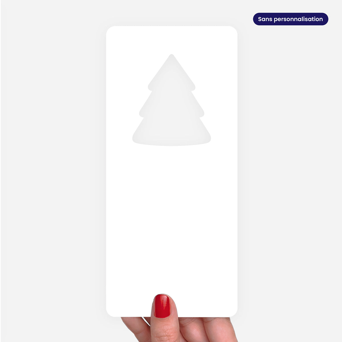 Onde Précieuse | Vœux professionnels • Carte de voeux dorure • Sapin découpé photo N° 3