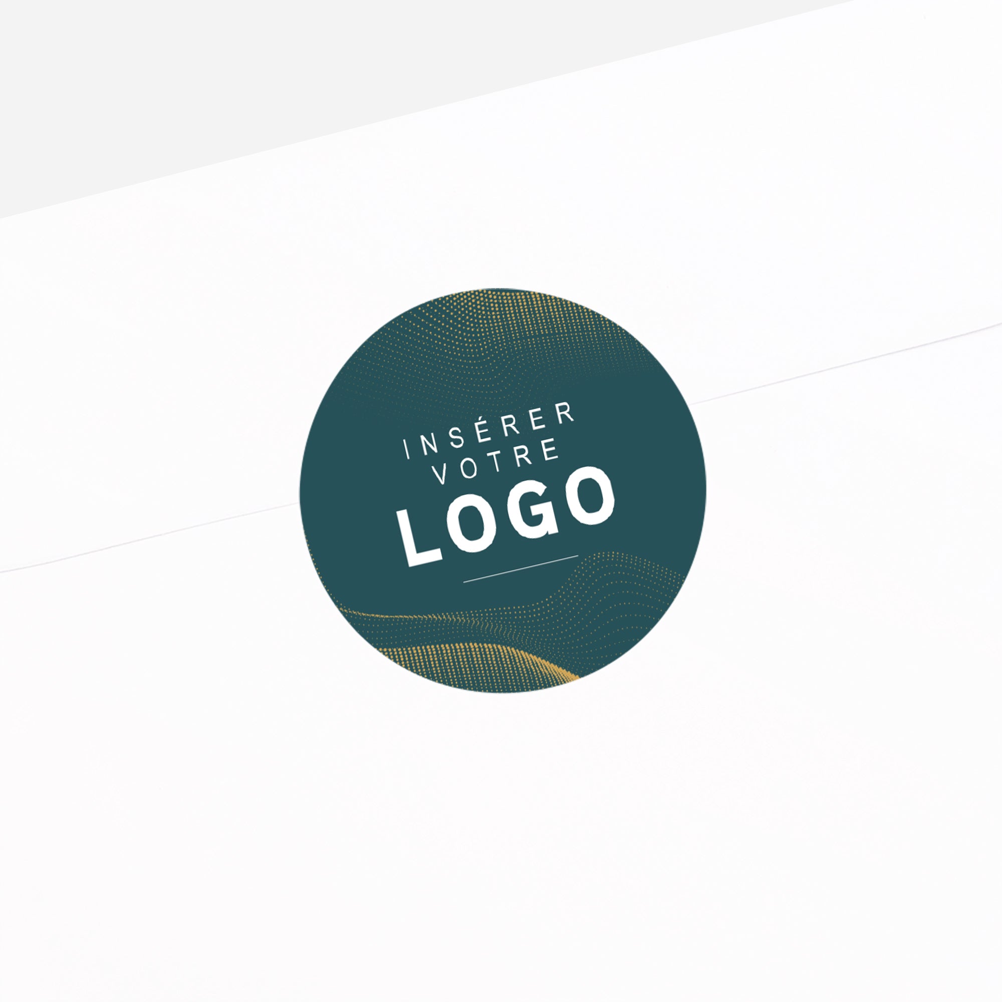Onde Précieuse | Vœux professionnels • Sticker • Rond photo N° 2