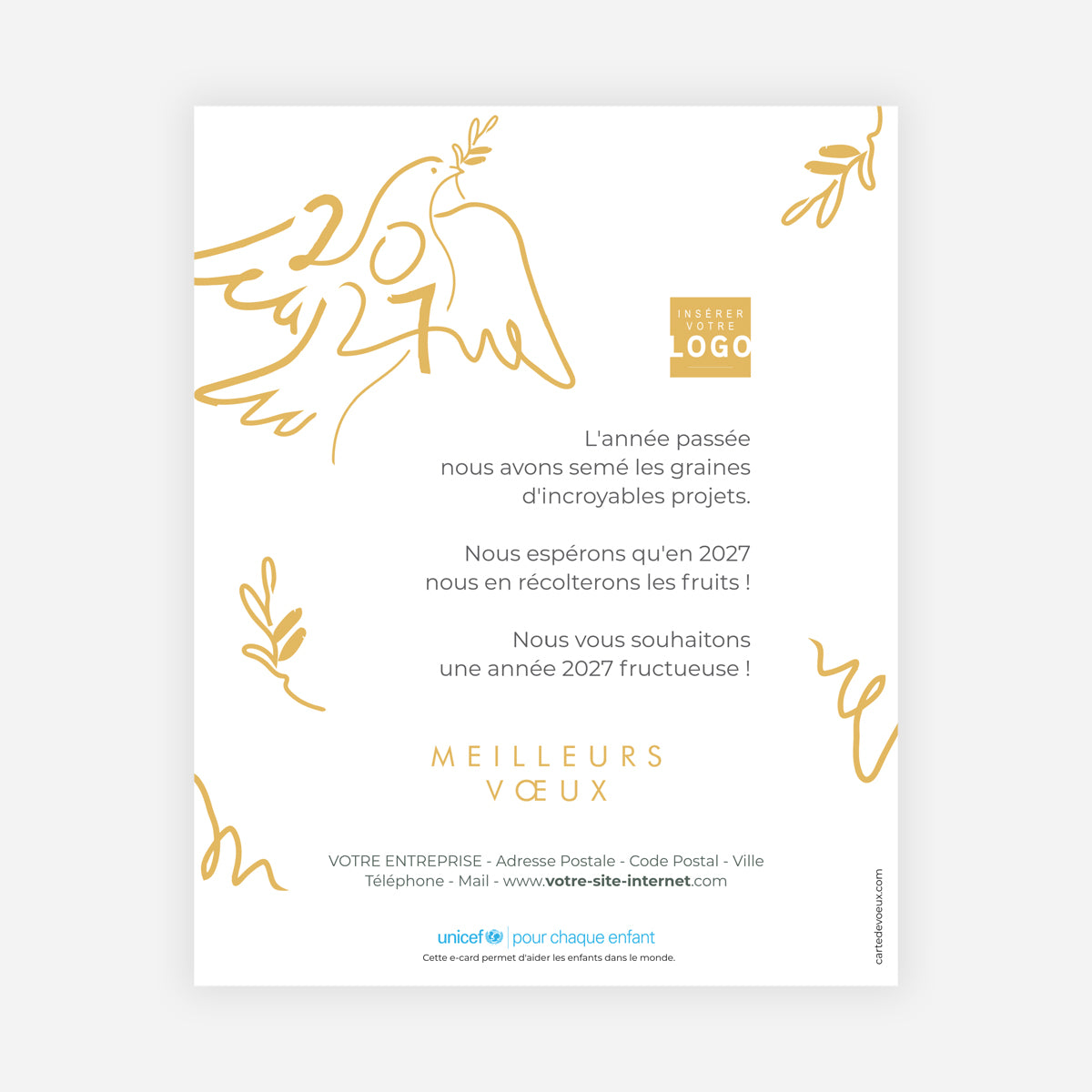 Traits d'Espoir | Vœux professionnels • Carte virtuelle • eCard Image photo N° 1
