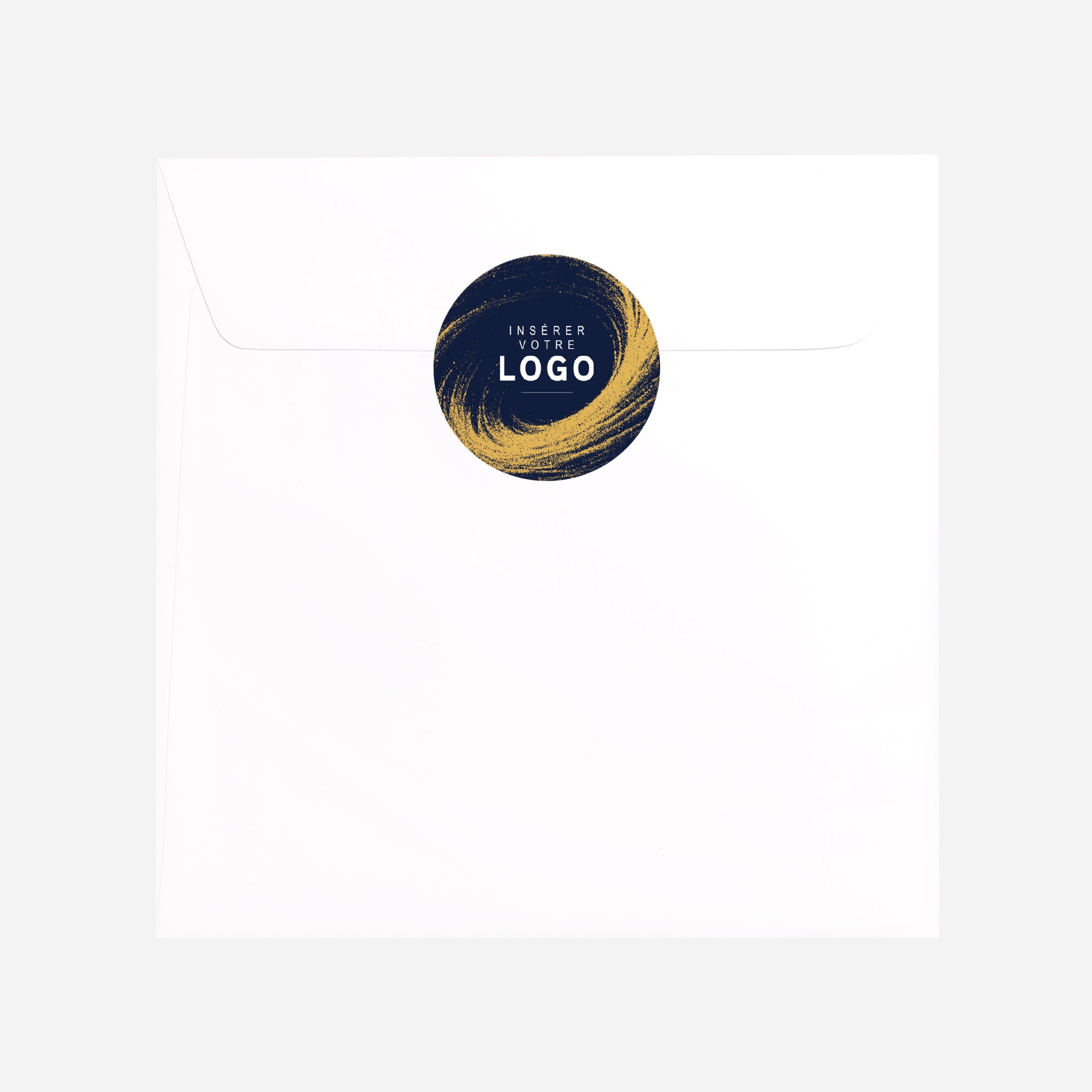 Spirale Dorée | Vœux professionnels • Sticker • Rond photo N° 3