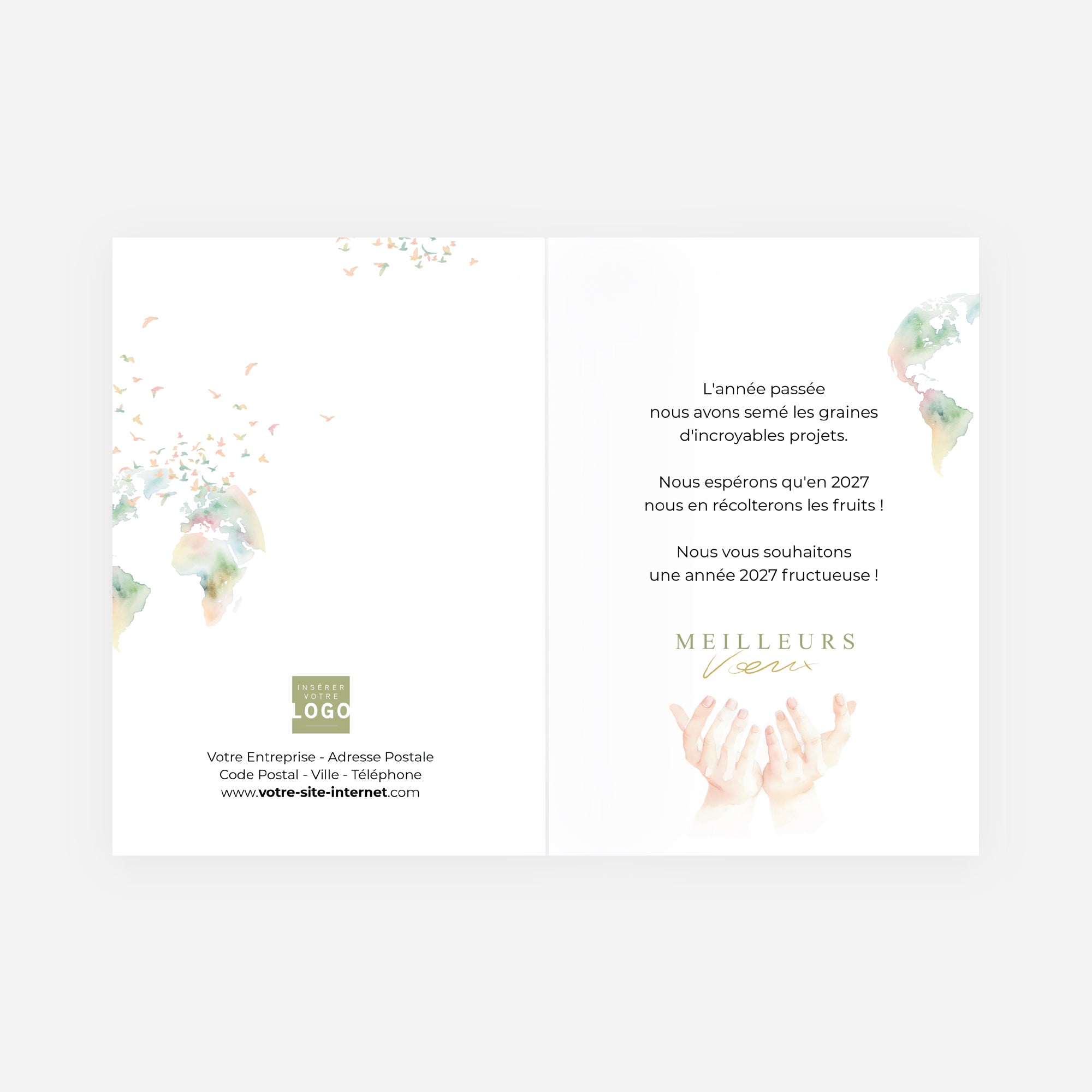 Porter l’Espoir | Vœux professionnels • Carte de voeux • BR2-RV photo N° 2