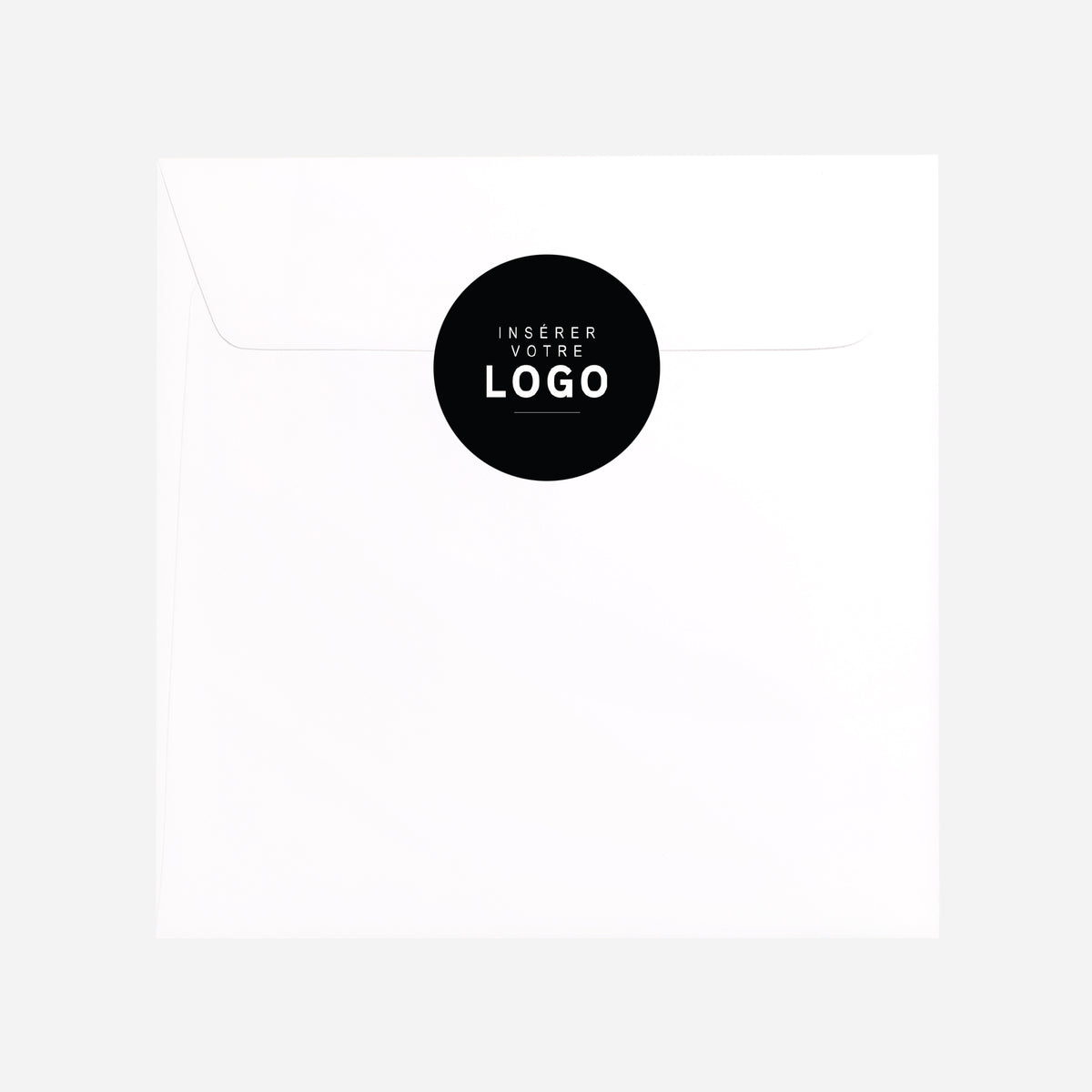 Trame Noire Dorée | Vœux professionnels • Sticker • Rond photo N° 3