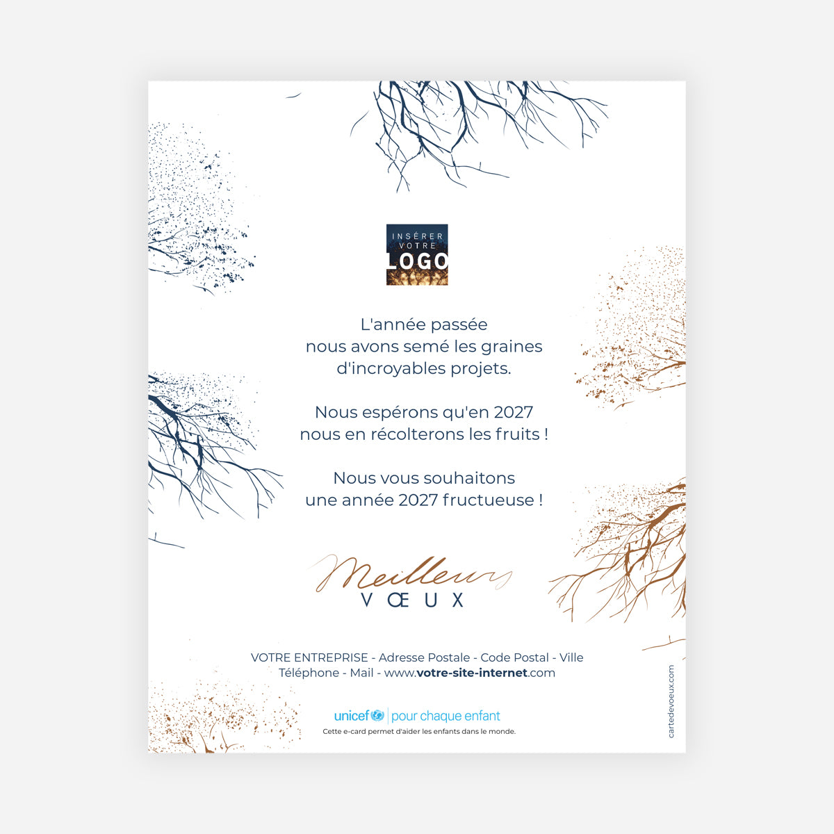 Racines d’Avenir | Vœux professionnels • Carte virtuelle • eCard Image photo N° 1