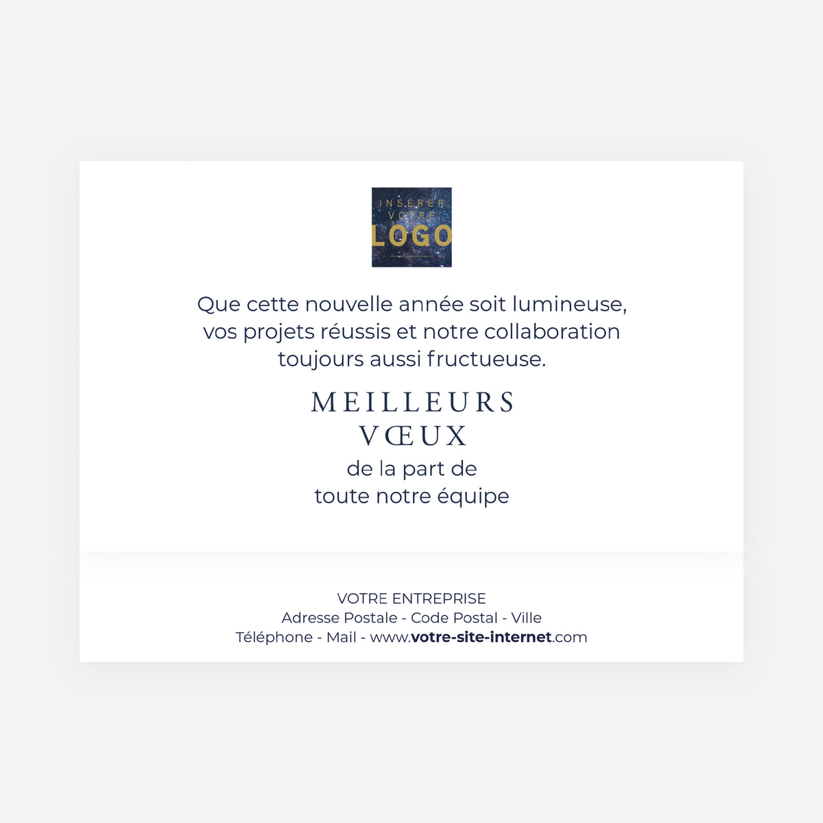 Infini Bleu | Vœux professionnels • Boite chocolat personnalisée • Chocolats Maxim's photo N° 4