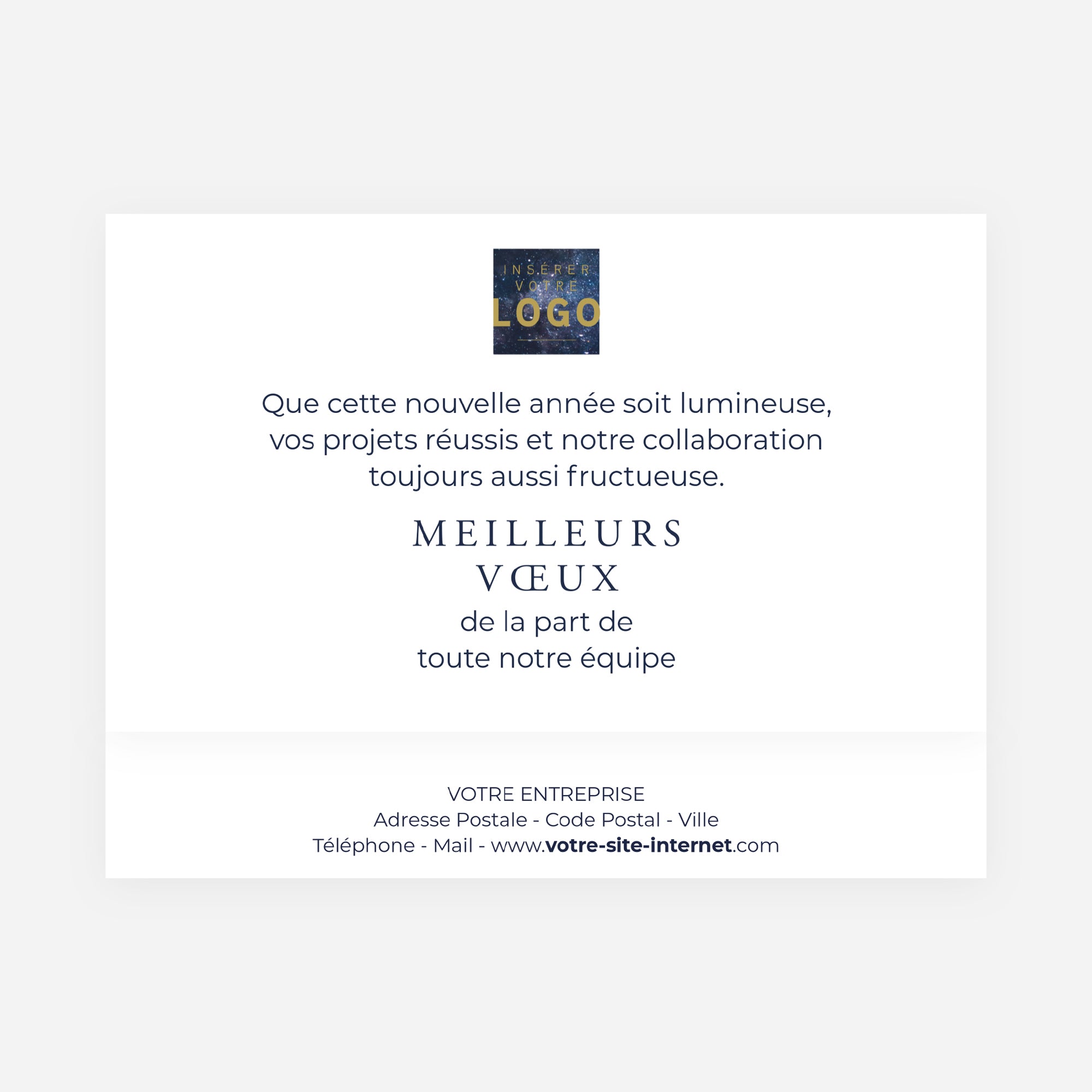 Infini Bleu | Vœux professionnels • Boite chocolat personnalisée • Maxim's de Paris photo N° 4