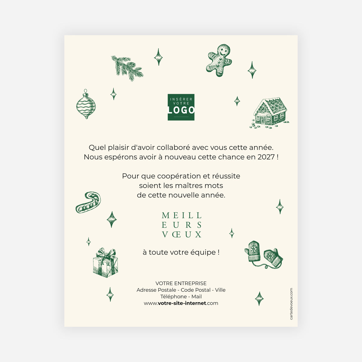 Instants de fête | Vœux professionnels • Carte virtuelle • eCard Image photo N° 1