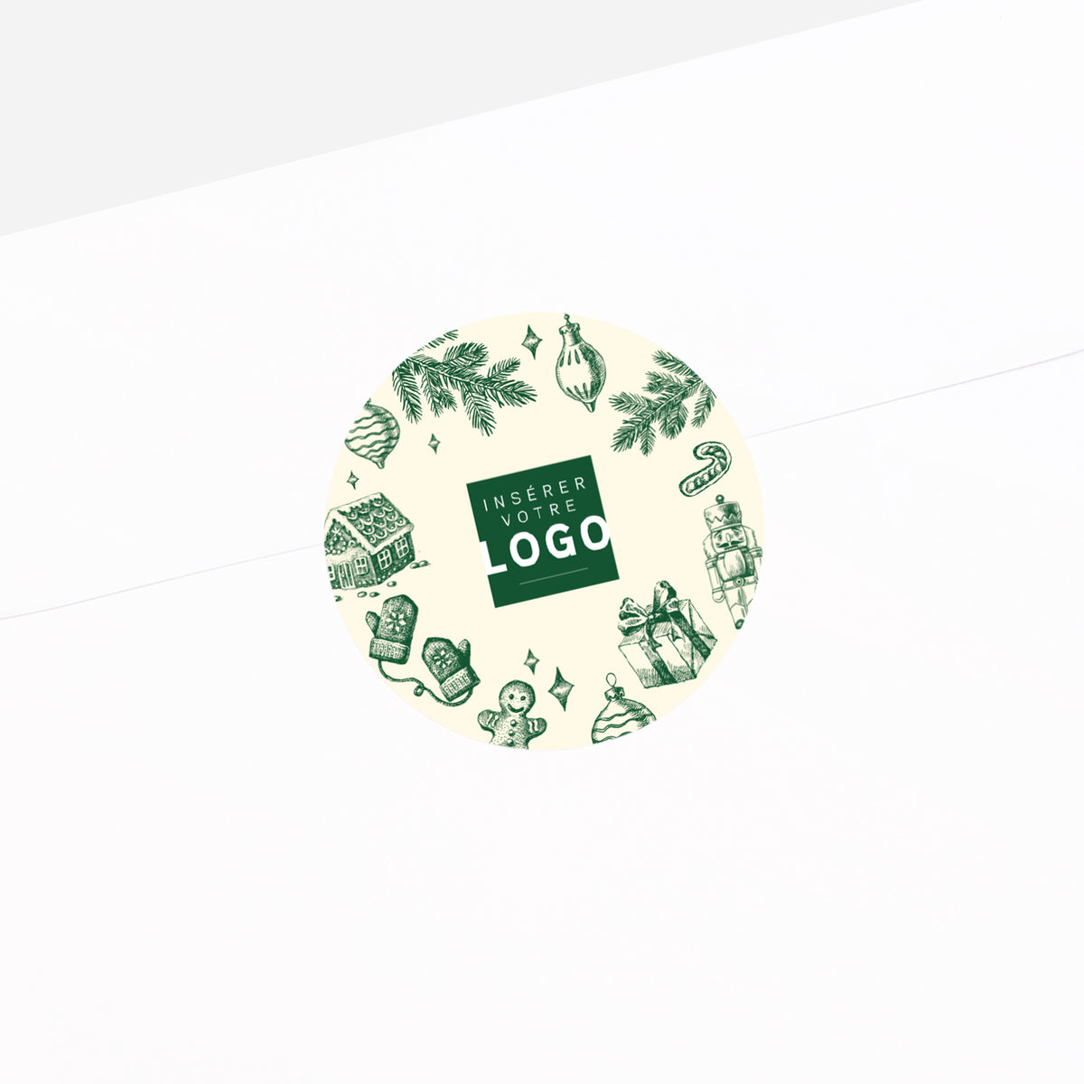 Instants de fête | Vœux professionnels • Sticker • Rond photo N° 2