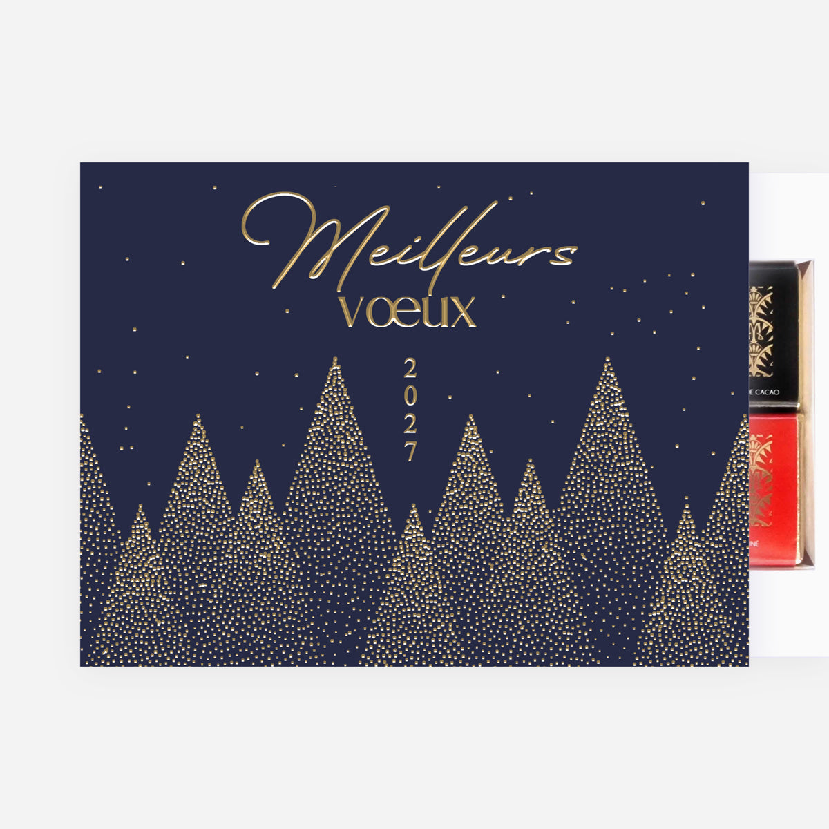 Forêt d’Or | Vœux professionnels • Boite chocolat personnalisée • Chocolats Maxim's photo N° 2