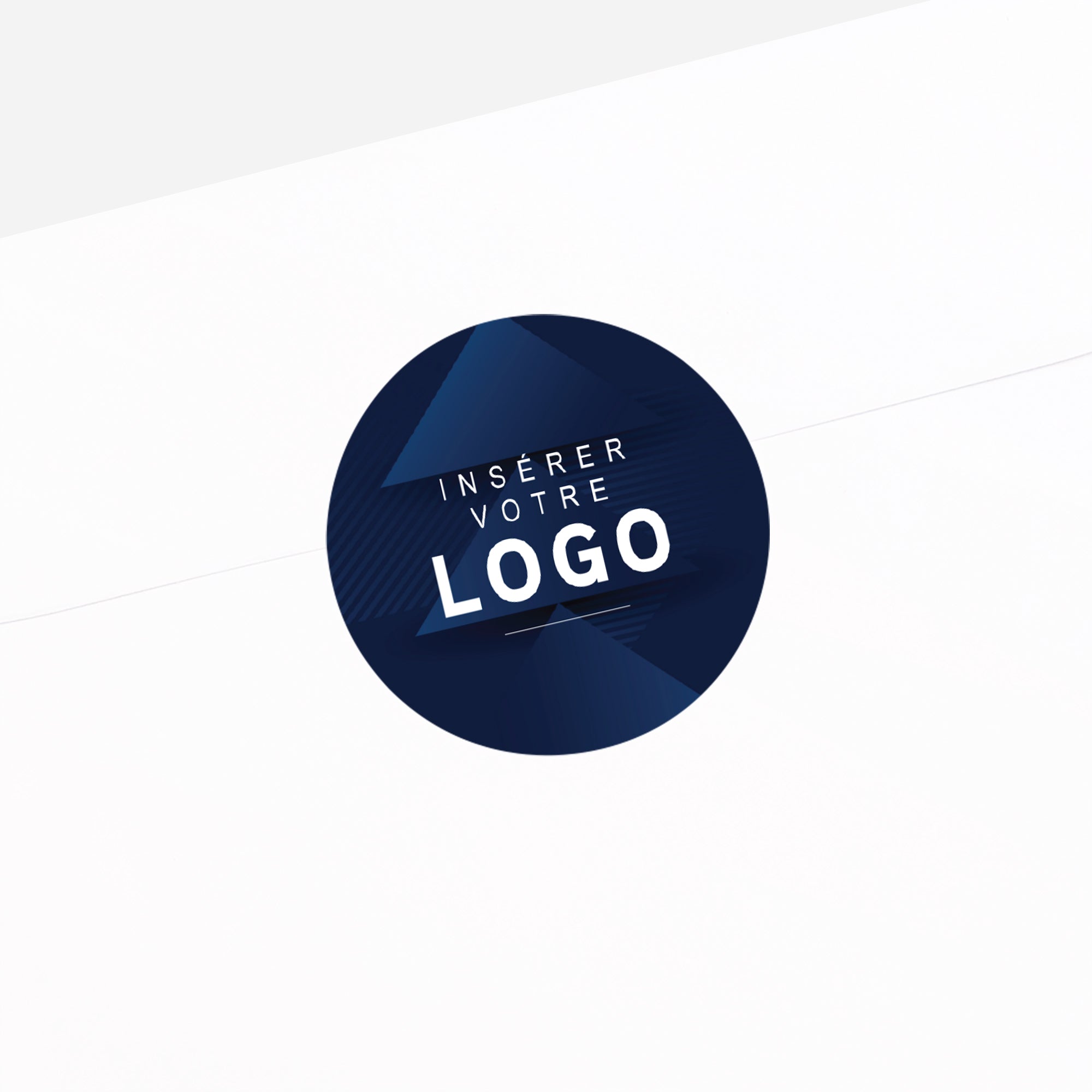 Sapin Prestige | Vœux professionnels • Sticker • Rond photo N° 2