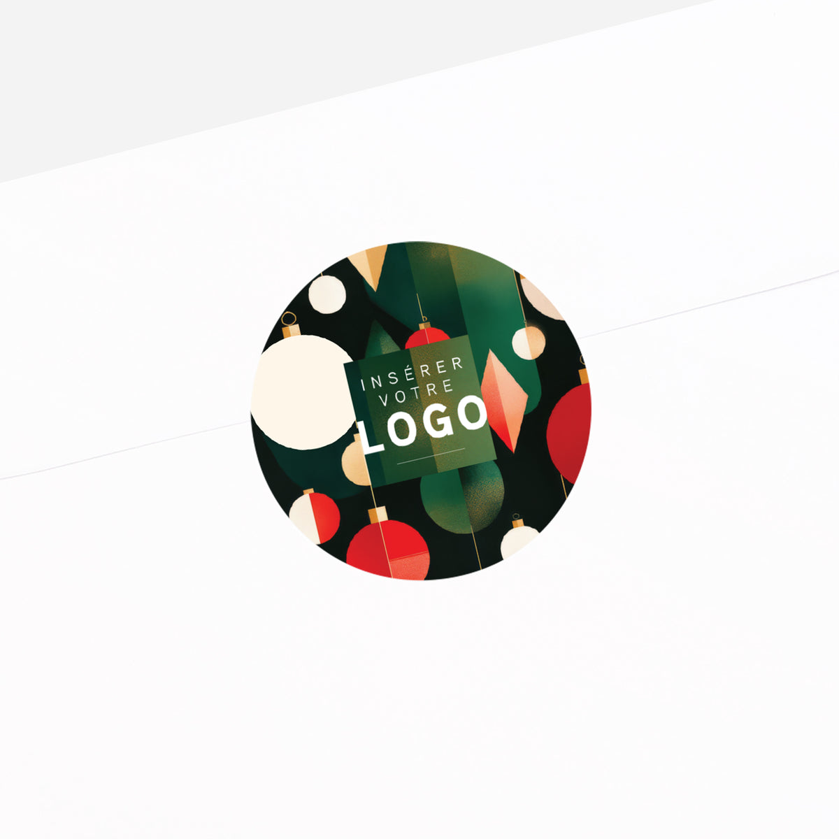 Ornements de fête | Vœux professionnels • Sticker • Rond photo N° 2