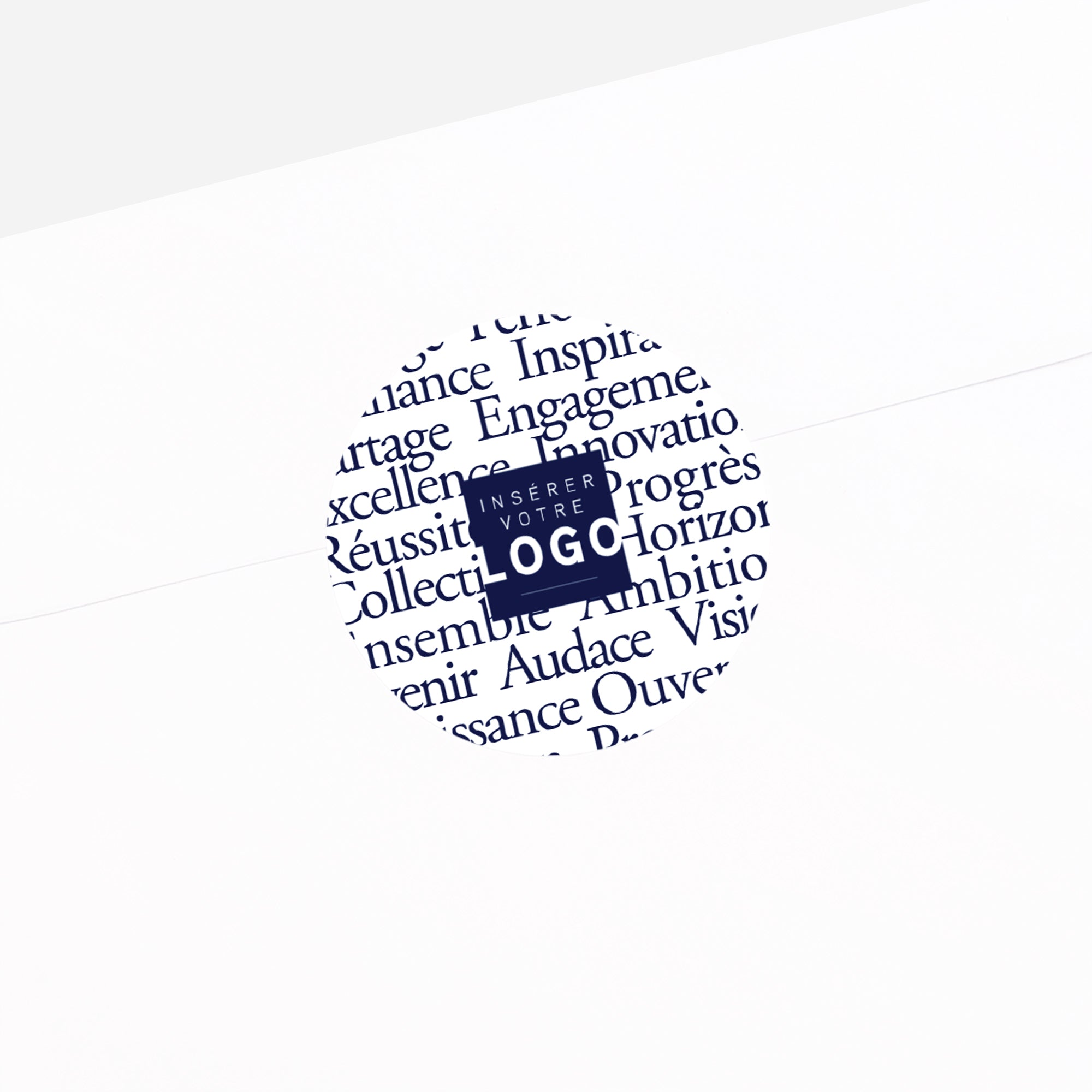 Mots d’Avenir | Vœux professionnels • Sticker • Rond photo N° 2
