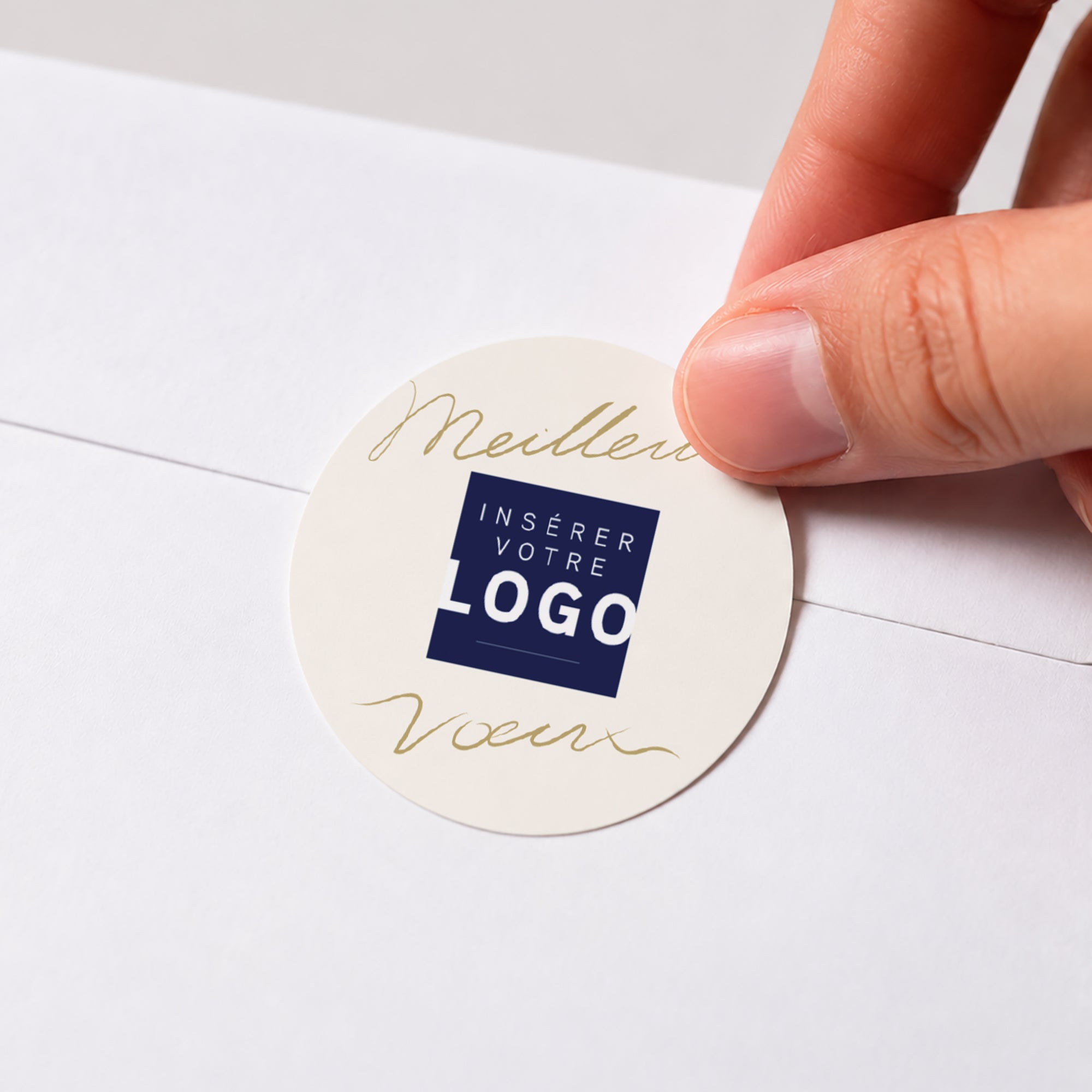 Confiance et ambition | Vœux professionnels • Sticker • Rond photo N° 1