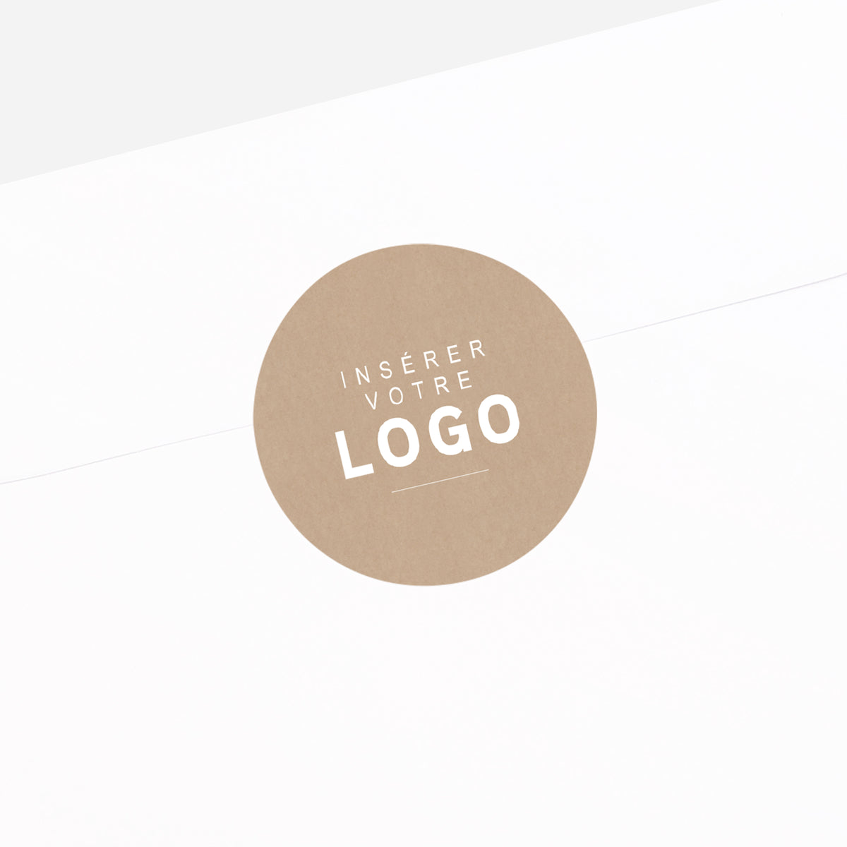 Couronne Végétale Kraft | Vœux professionnels • Sticker • Rond photo N° 2