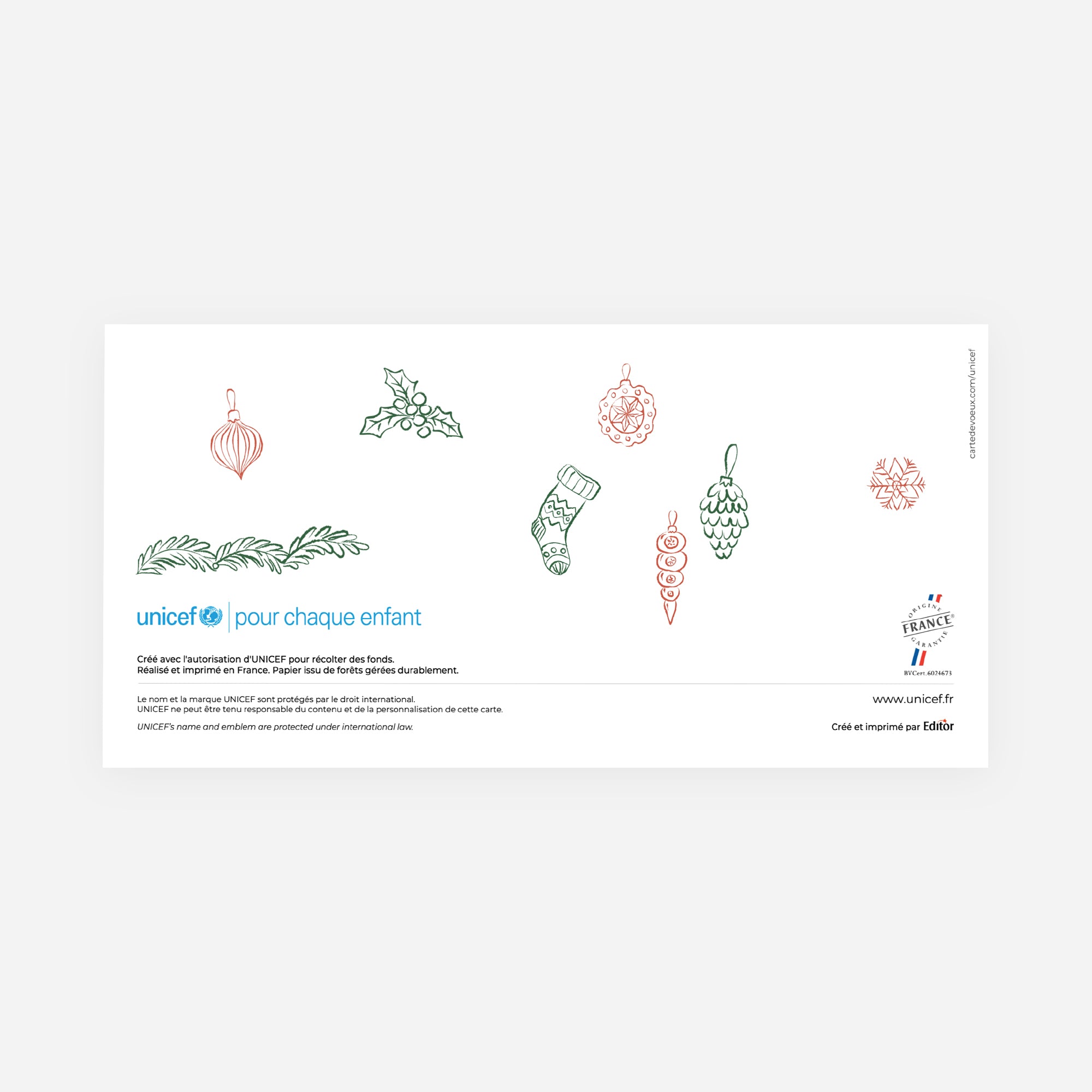 Petits bonheurs | Vœux professionnels • Carte de voeux • Rectangle double photo N° 3