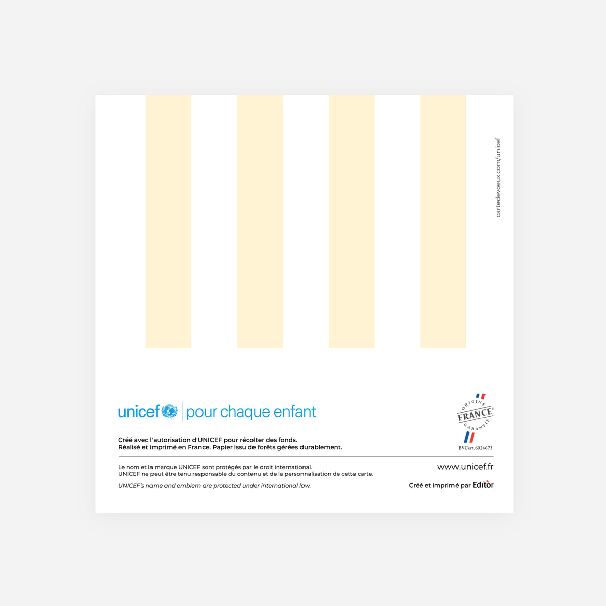 Libre Expression | Vœux professionnels • Carte de voeux • Carrée pliable photo N° 3