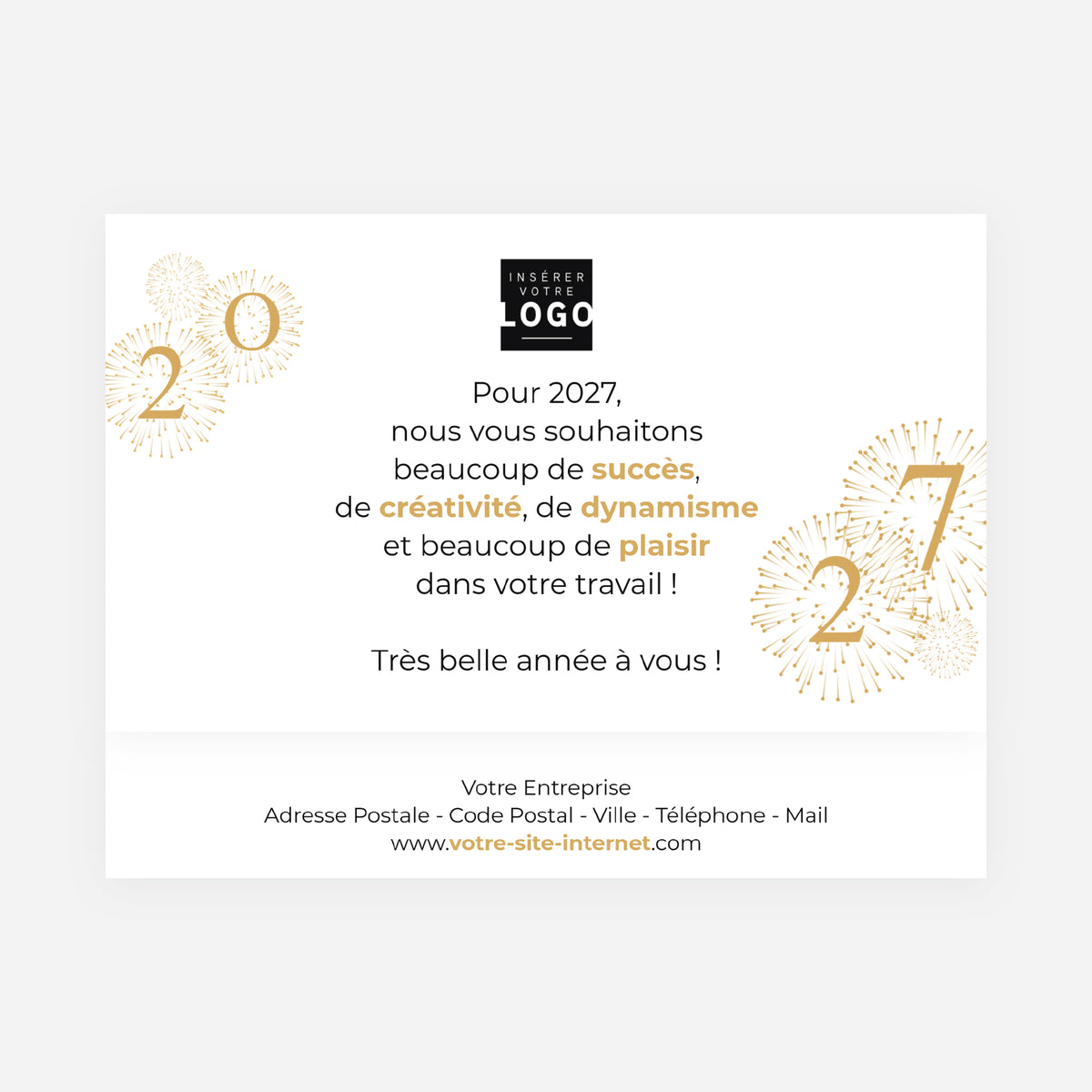 Feux d’Or | Vœux professionnels • Boite chocolat personnalisée • Chocolats Maxim's photo N° 4