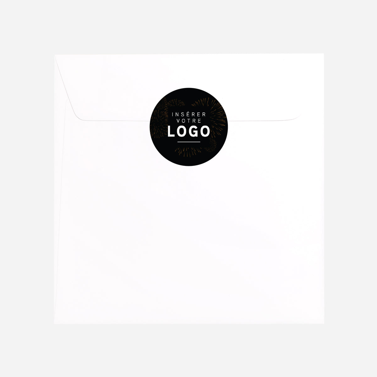 Feux d’Or | Vœux professionnels • Sticker • Rond photo N° 3