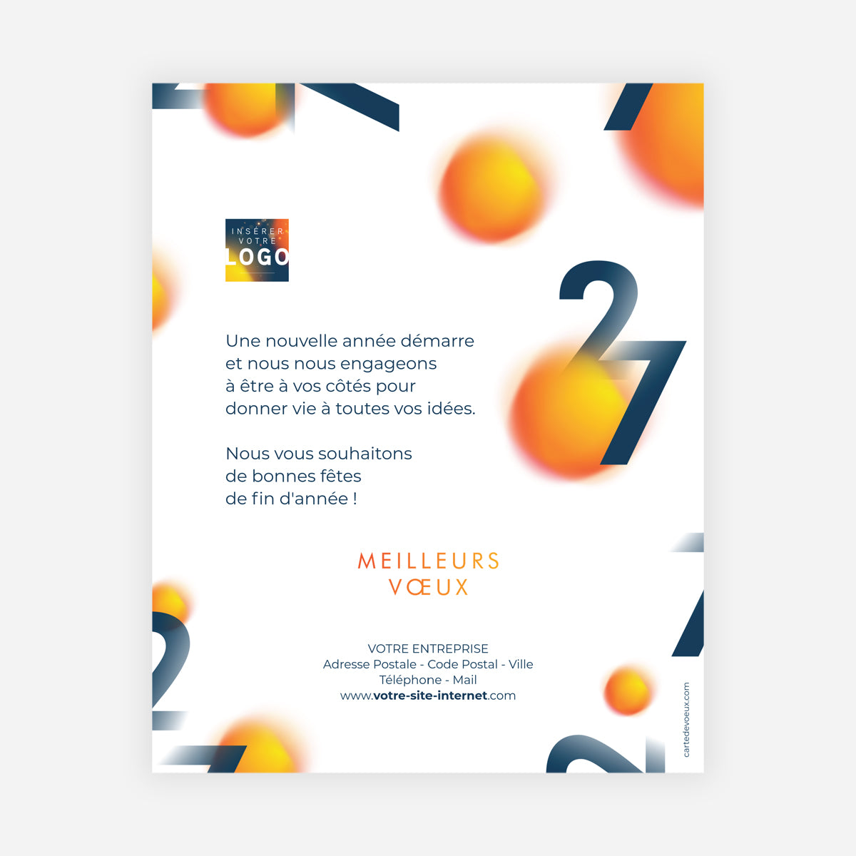 Chaleur d’Hiver | Vœux professionnels • Carte virtuelle • eCard Image photo N° 1