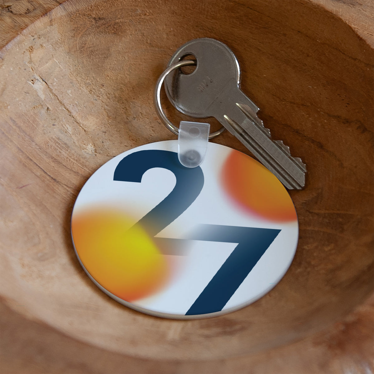 Chaleur d’Hiver | Cadeau entreprise • Porte-clés • Rond photo N° 2