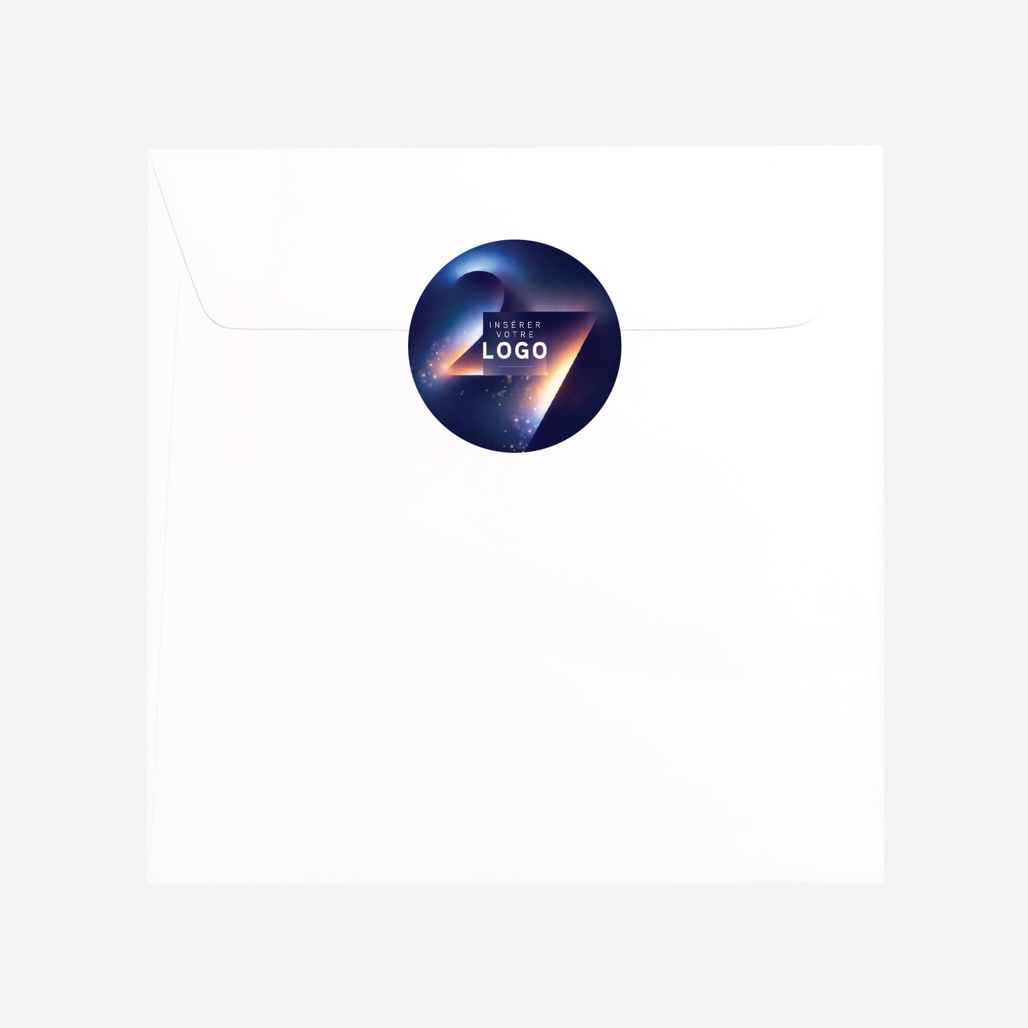 Aura Nocturne | Vœux professionnels • Sticker • Rond photo N° 3