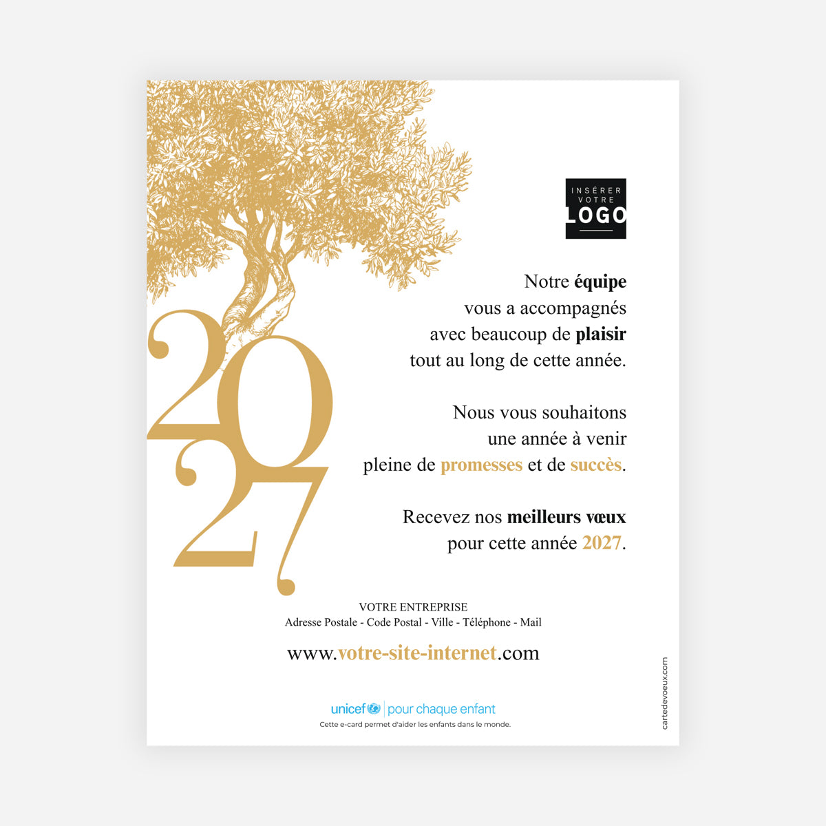 Arbre Précieux | Vœux professionnels • Carte virtuelle • eCard Image photo N° 1