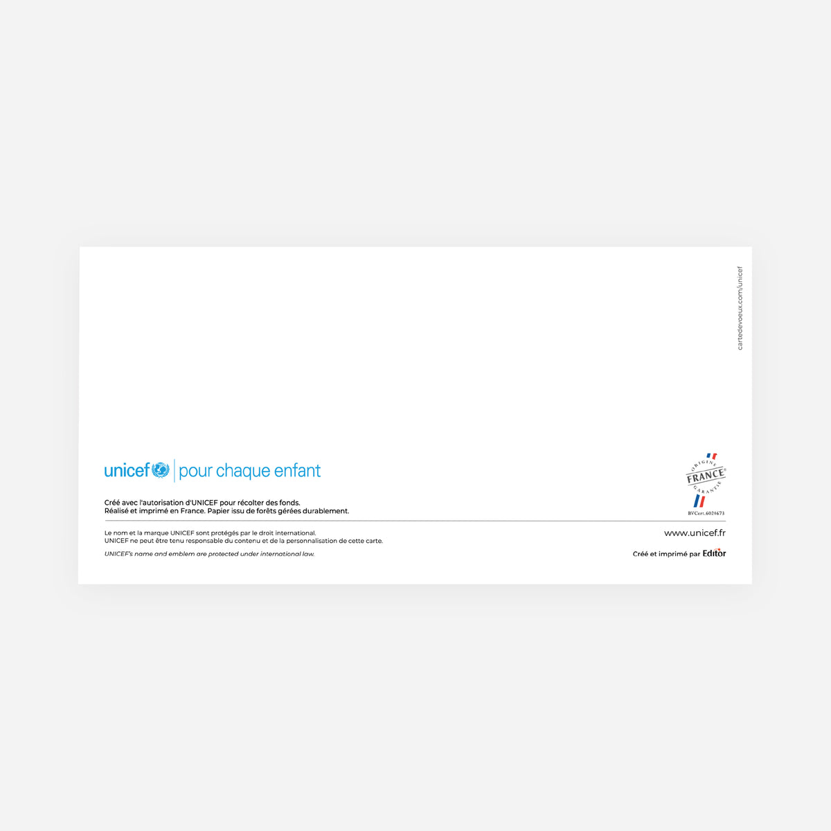 Ronde de Flocons | Vœux professionnels • Carte de voeux • Panoramique pliable photo N° 3