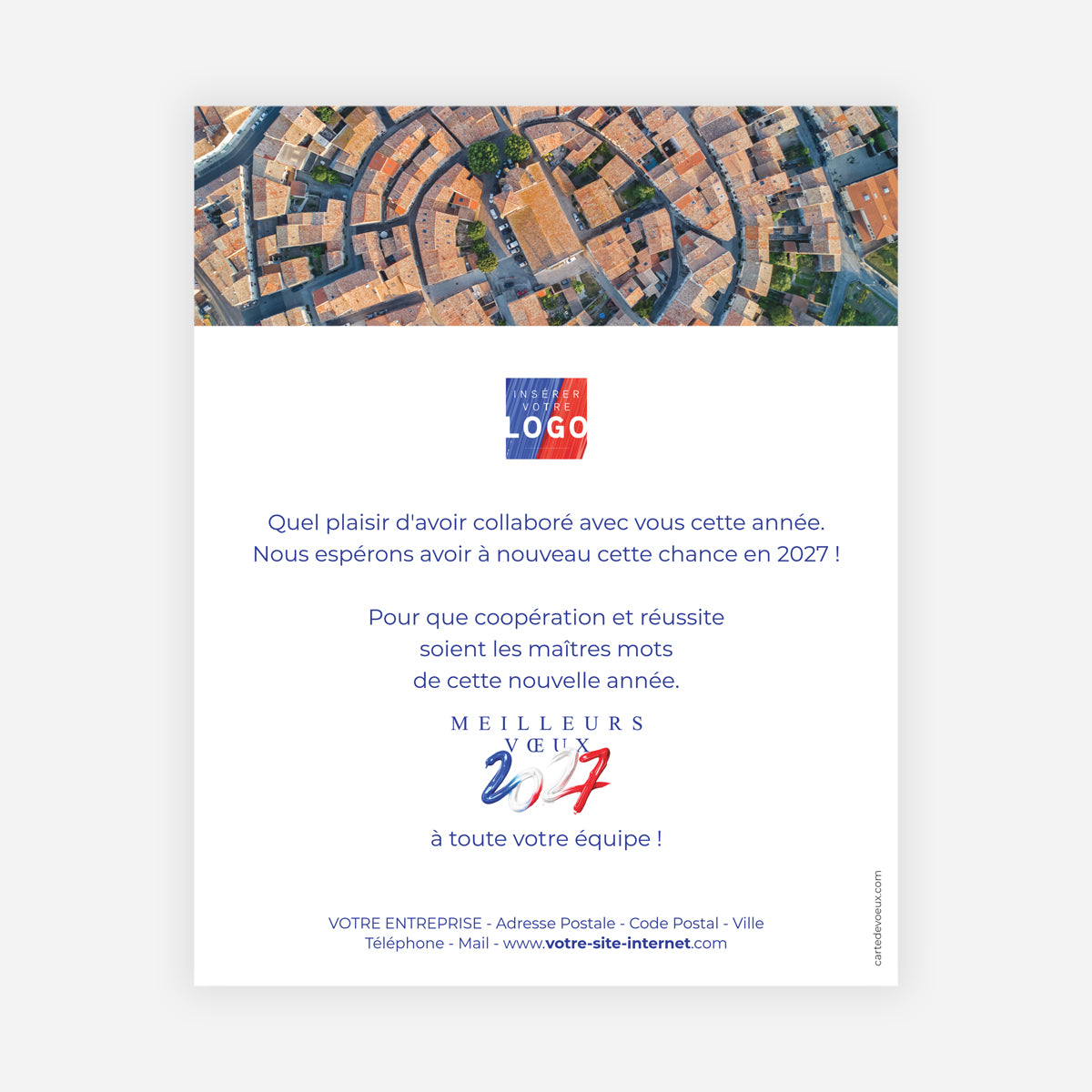 Cœur de Commune | Vœux professionnels • Carte virtuelle • eCard Image photo N° 1
