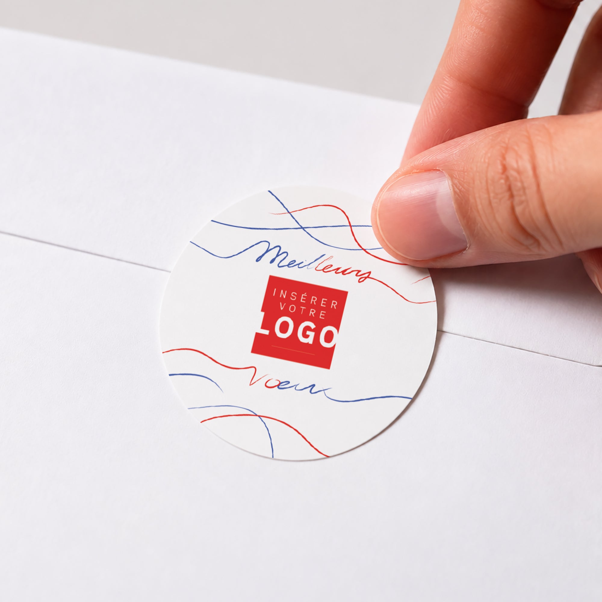 Lien de Territoire | Vœux professionnels • Sticker • Rond photo N° 1