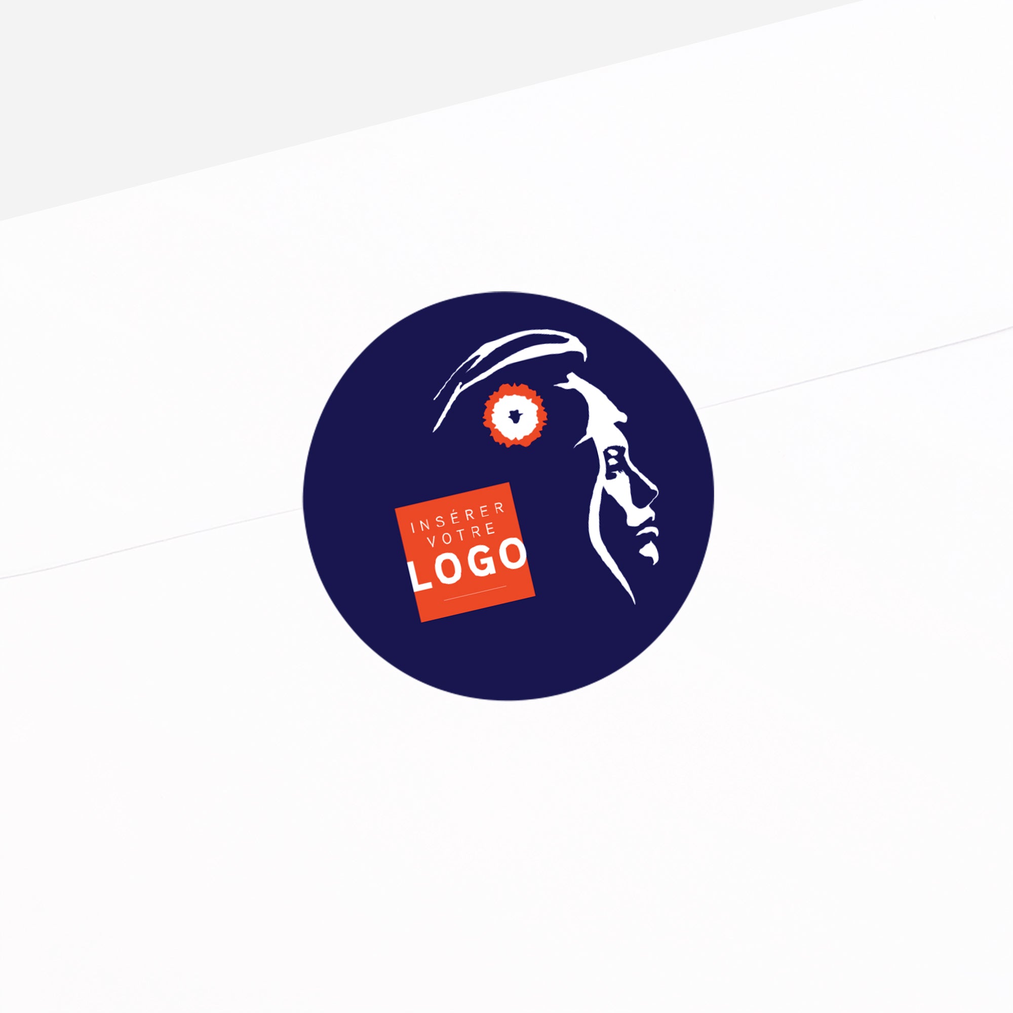 L’Esprit de Marianne | Vœux professionnels • Sticker • Rond photo N° 2