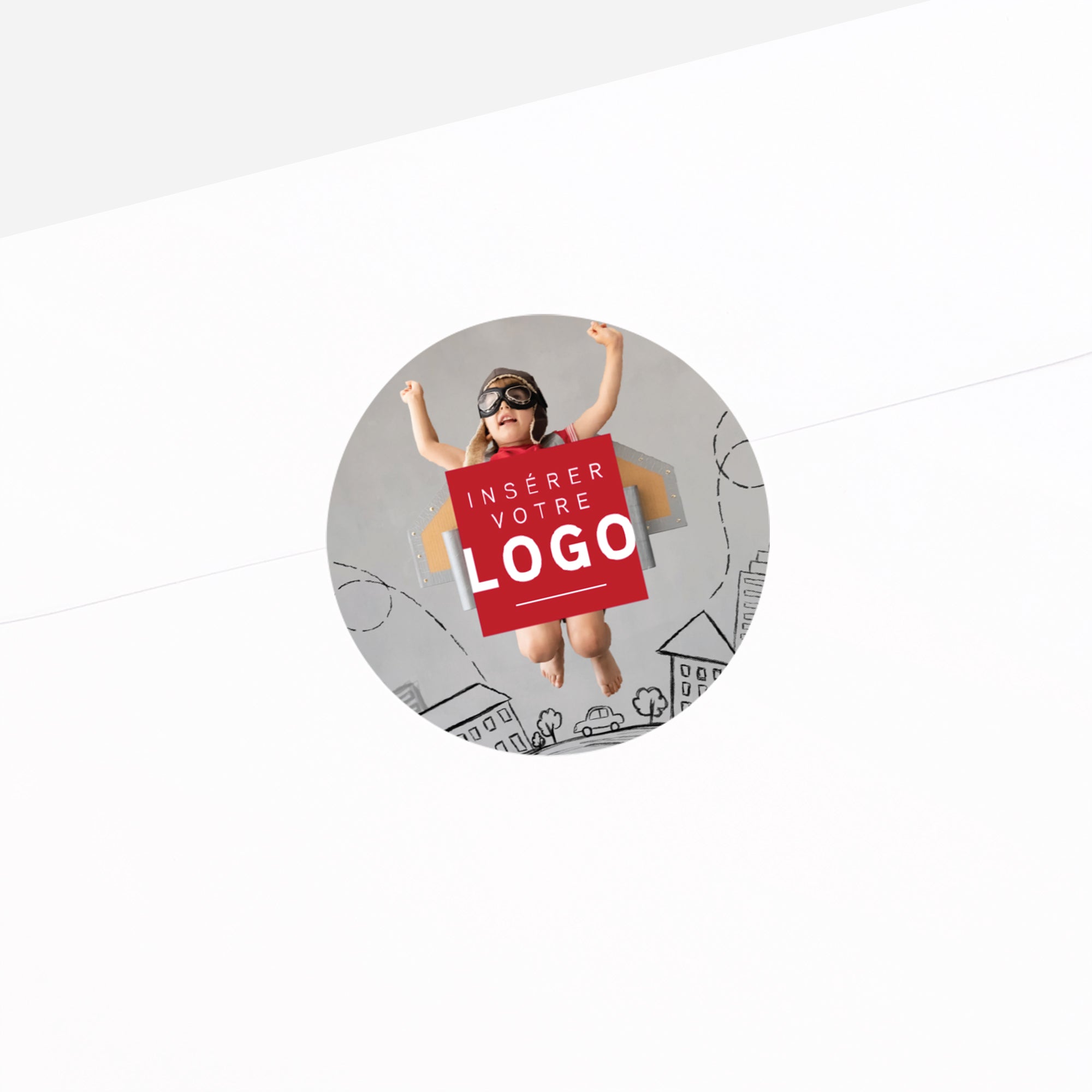 Rêves d’Élan | Vœux professionnels • Sticker • Rond photo N° 2